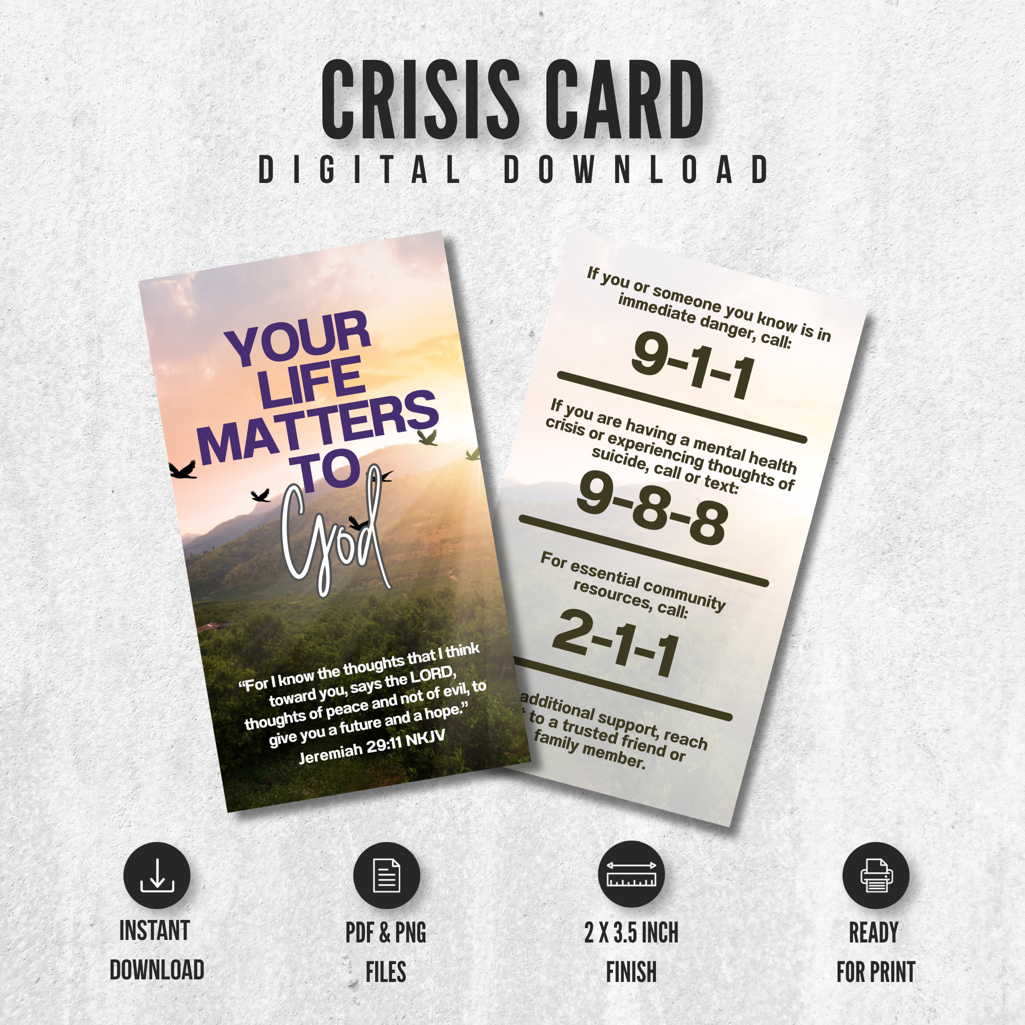 Crisis Card (Digital Download)