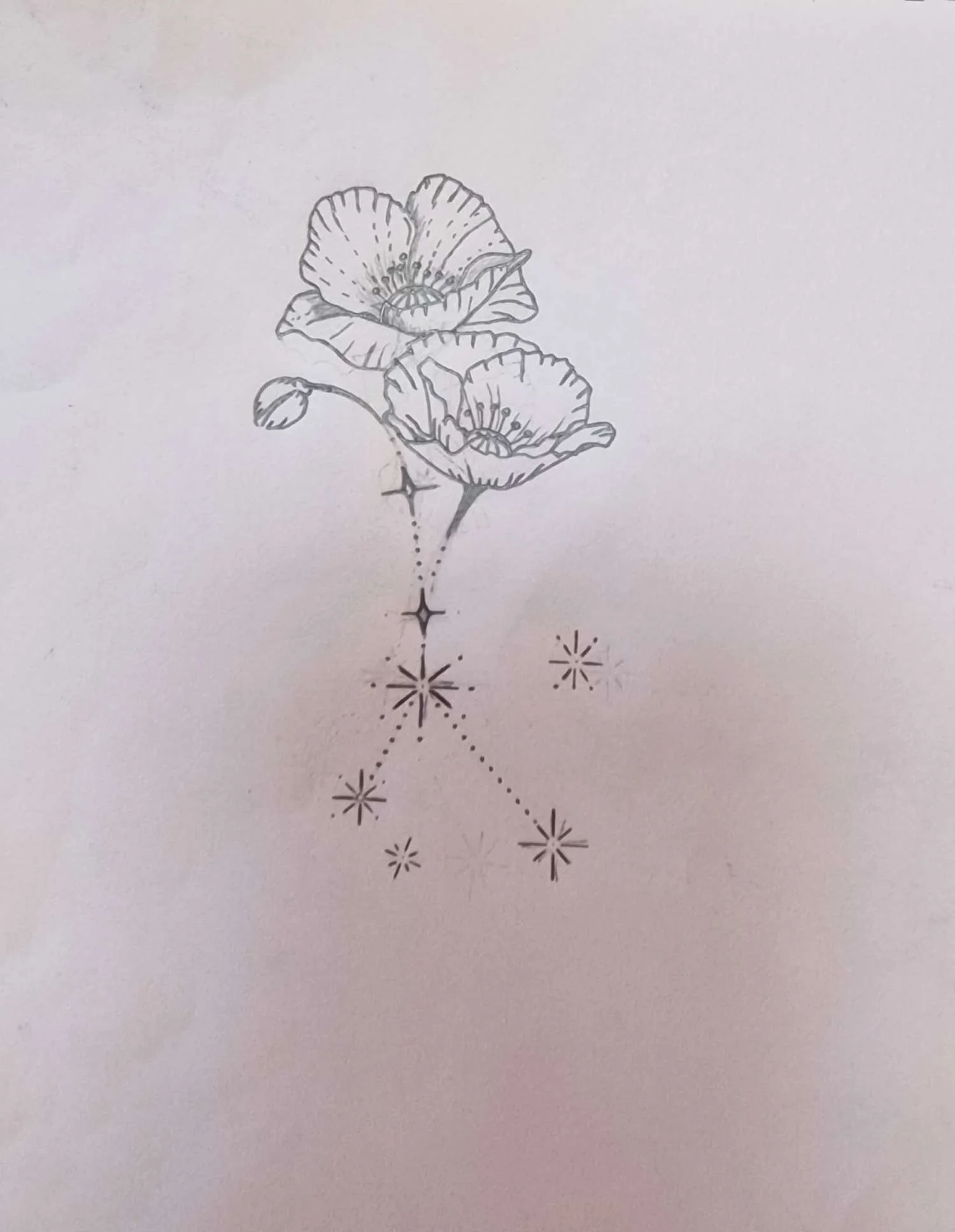 Piirros ravun tähtimerkki tatuoinnista.