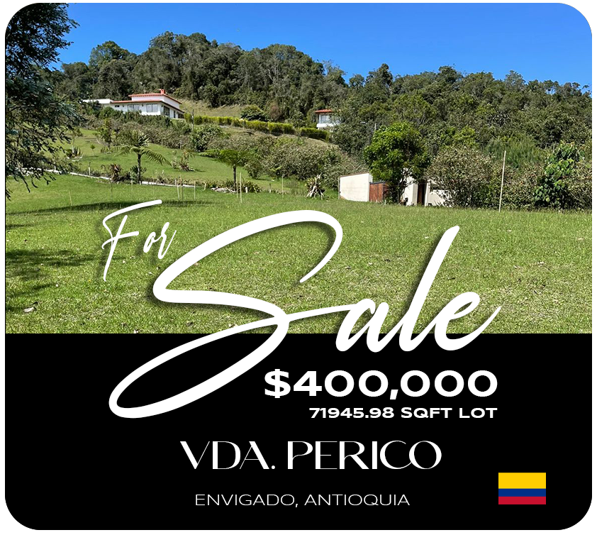 71946.01 sq ft. Lot with construction permit in Vereda Perico, Envigado