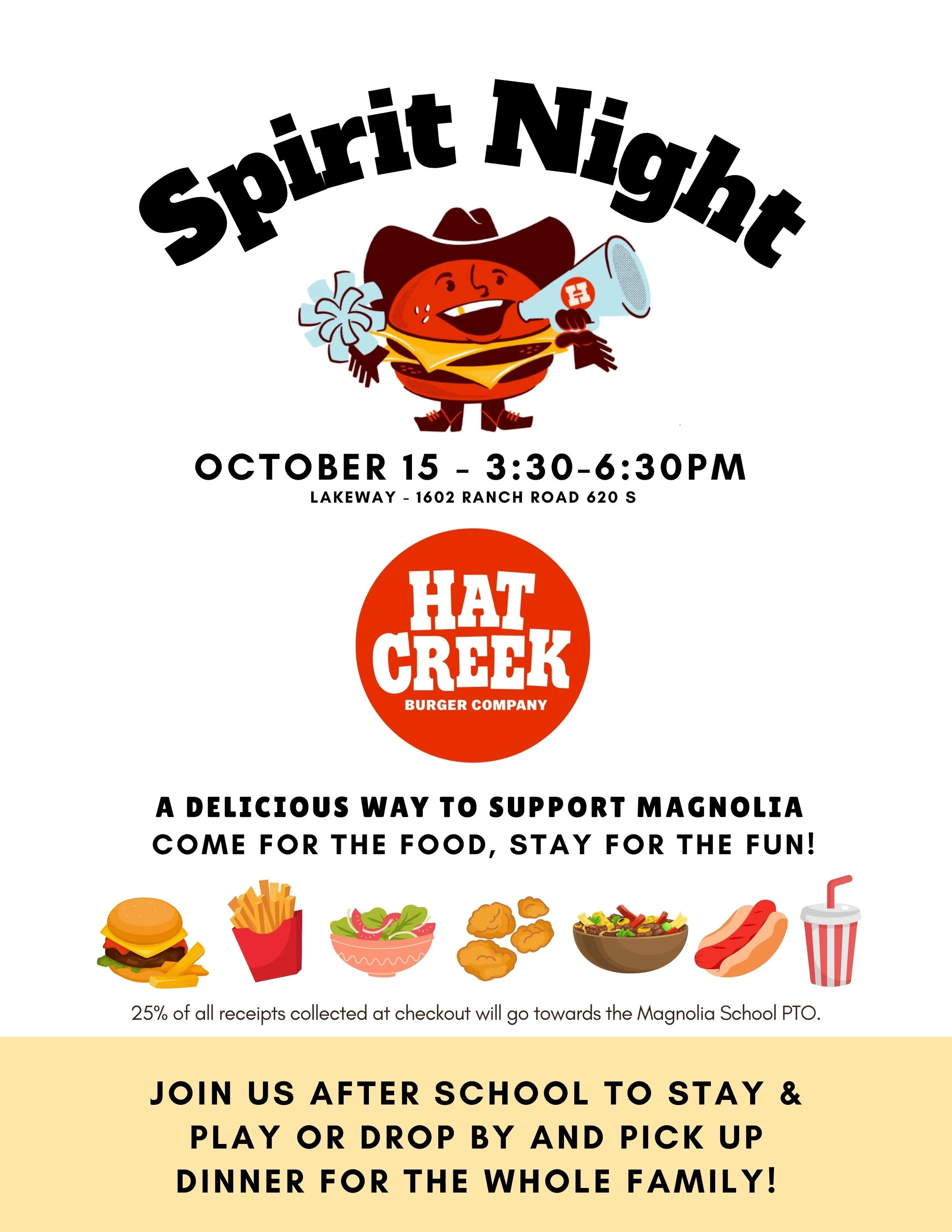 Hat Creek Lakeway Spirit Night