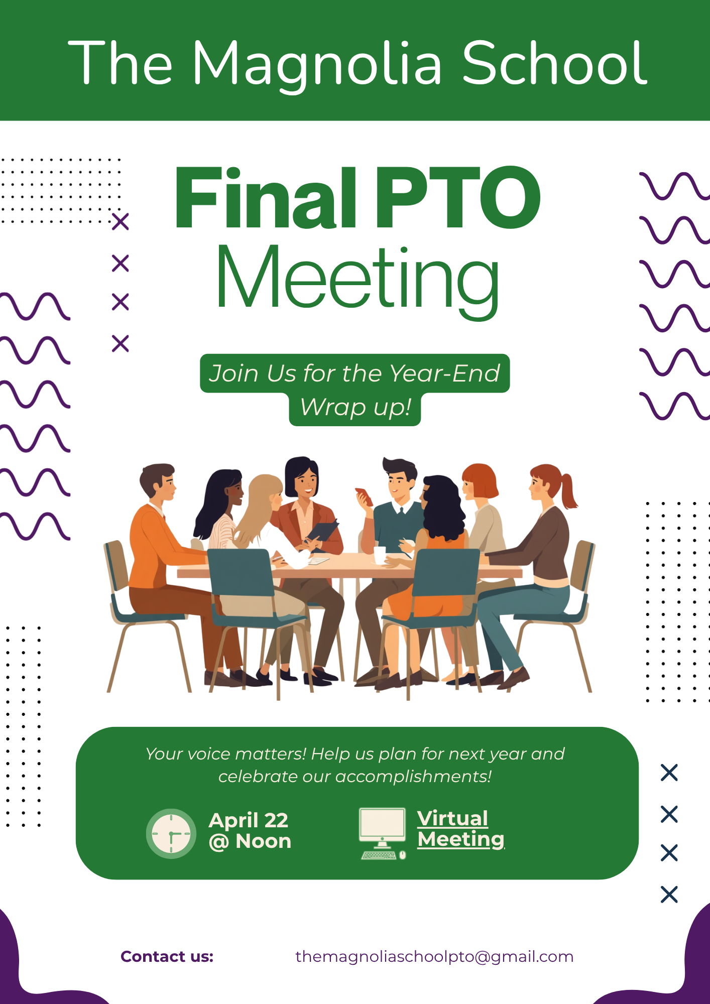 Year-End Wrap-up PTO Meeting