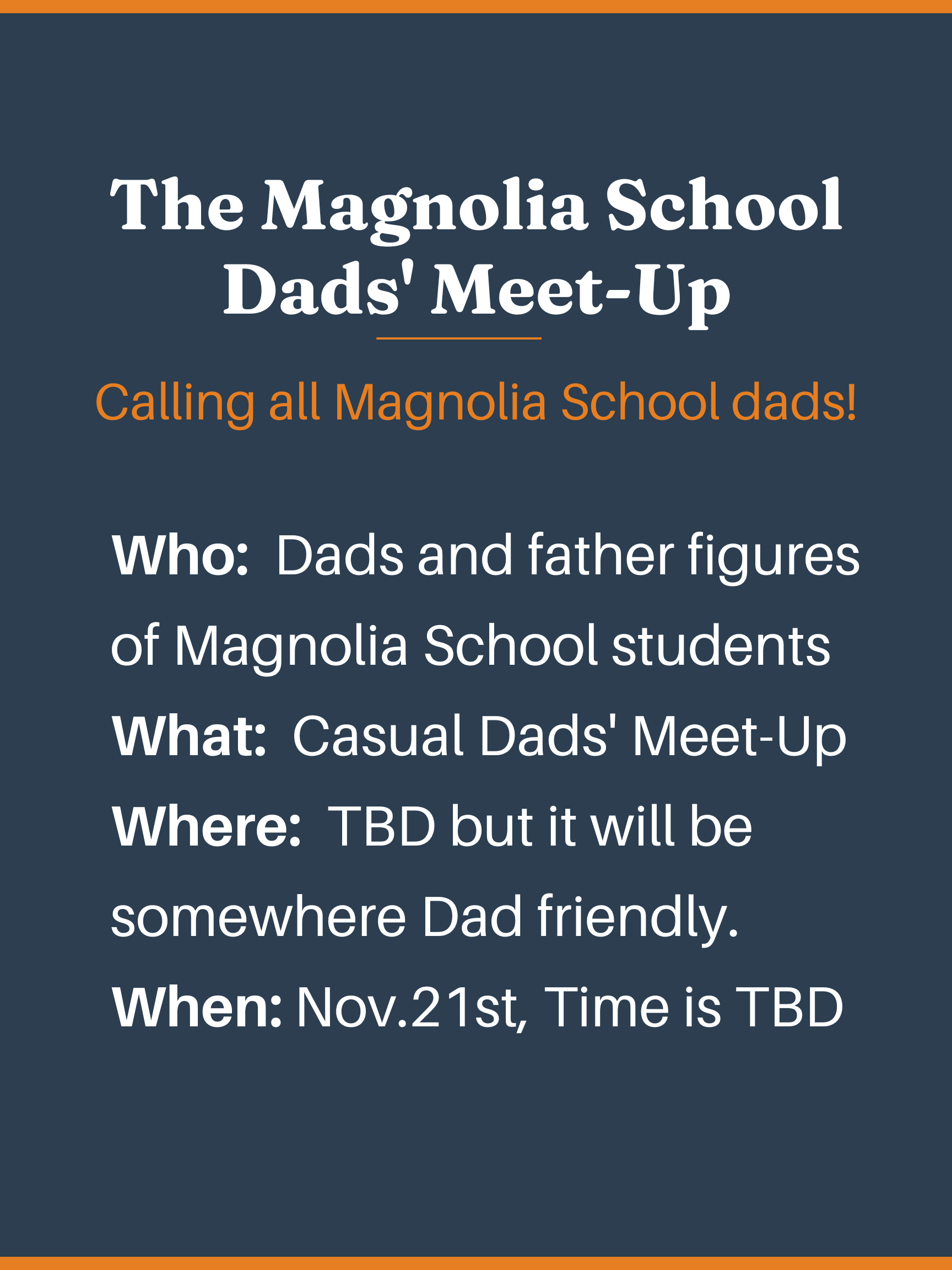 Dads' Meet up