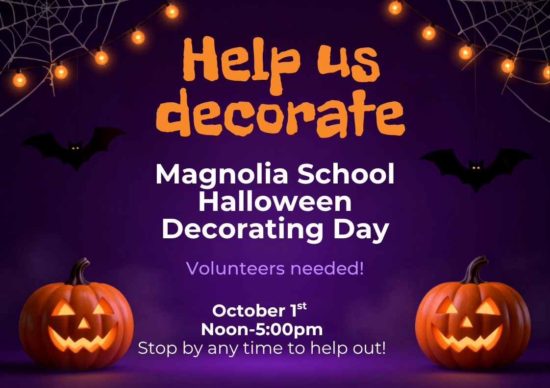 Help Decorate for Halloween