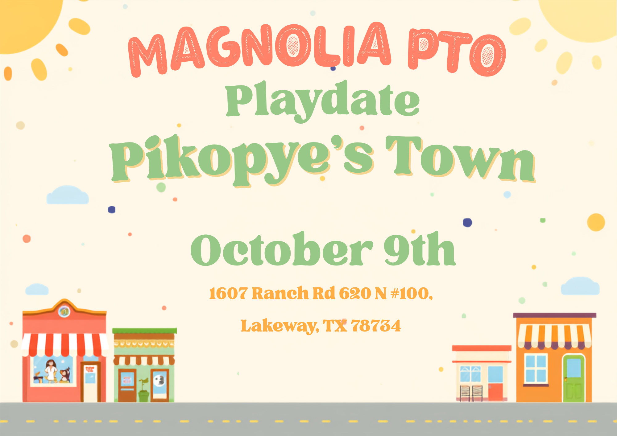 Playdate Meet up at Pikopye’s Town
