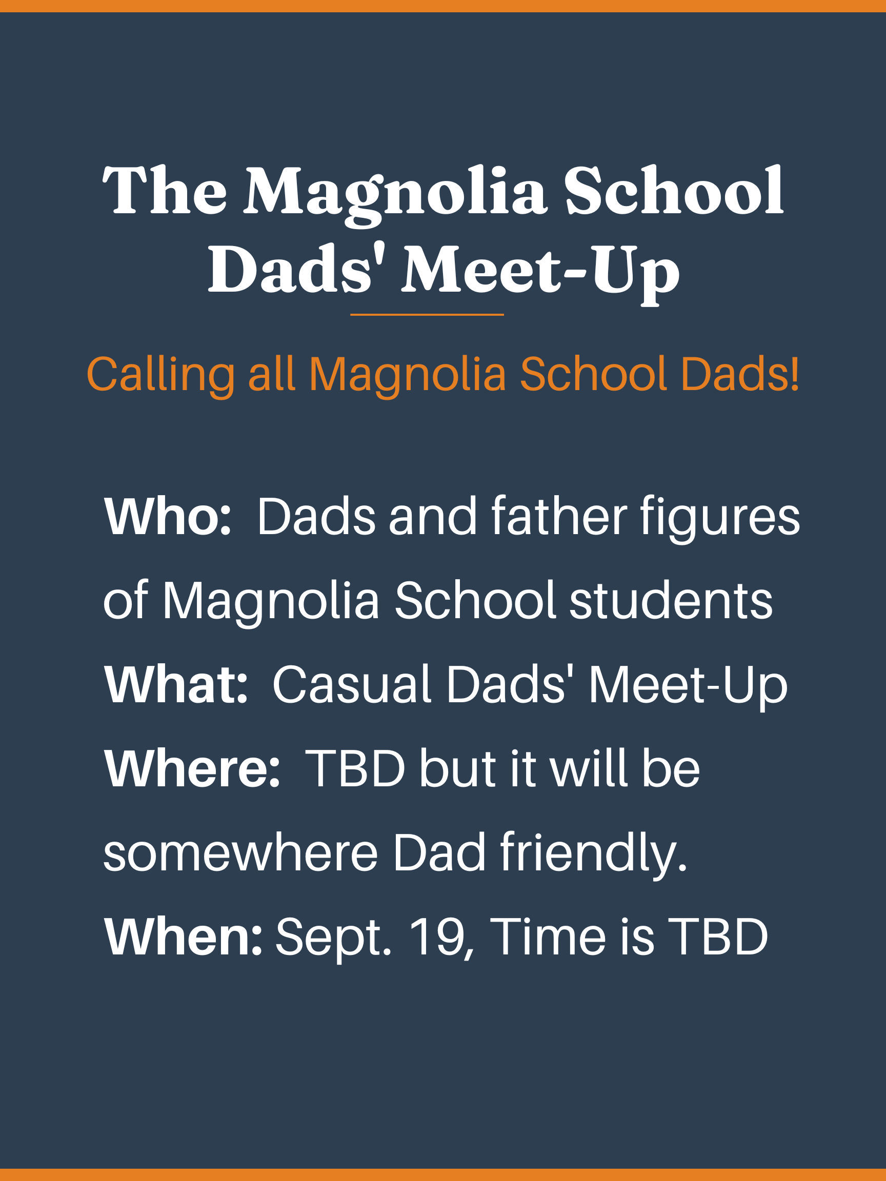 Dads' Meet up