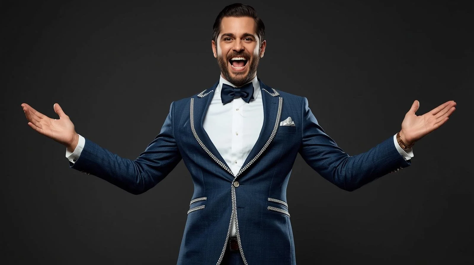 A Demin and Diamonds Auctioneer