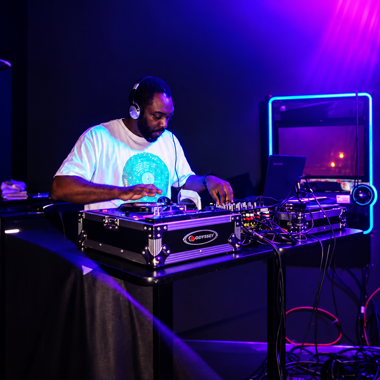 Neon Nightclub DJ Mixing Live.png