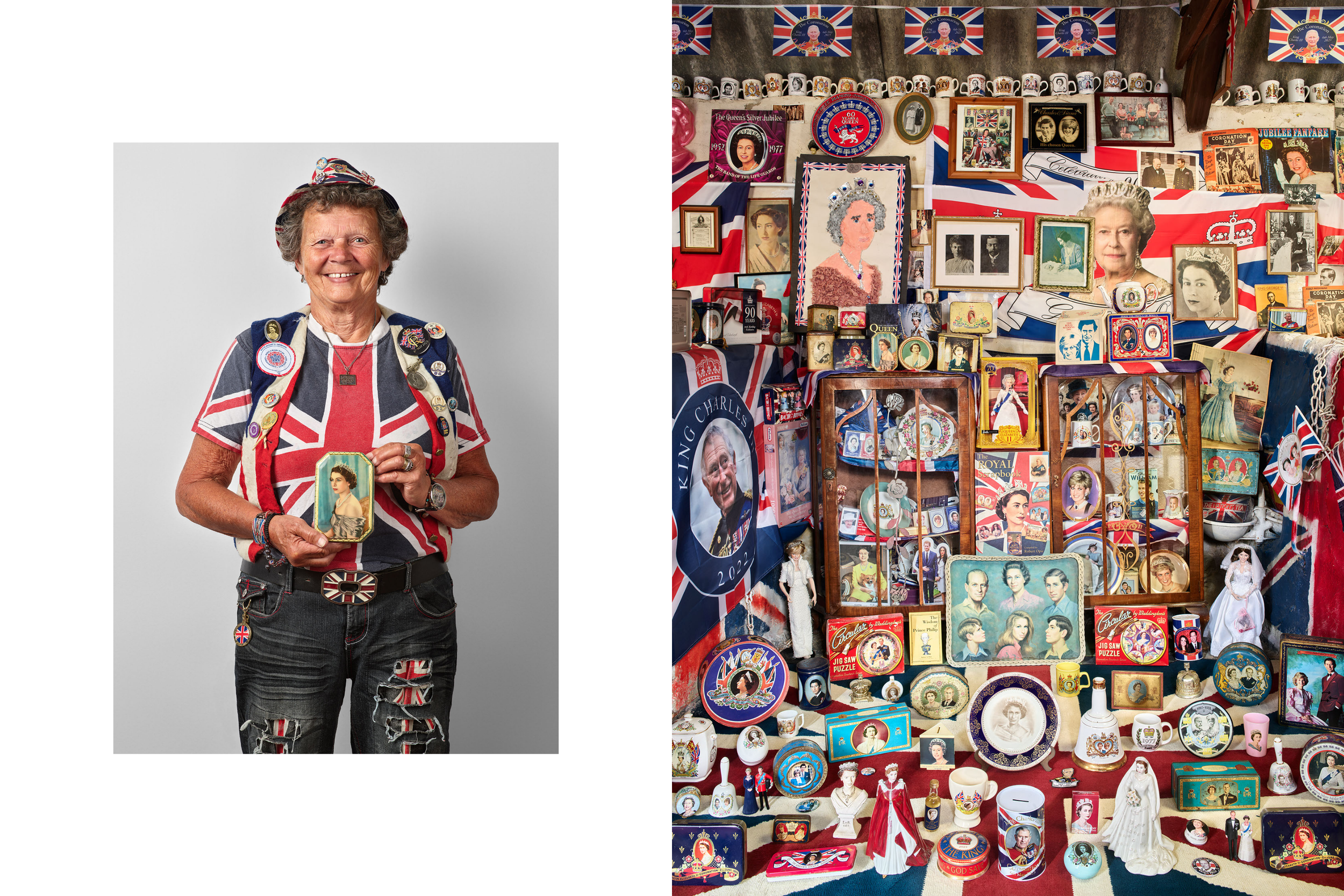 Banham Protect What You Cherish, royal memorabilia collector with her collection
