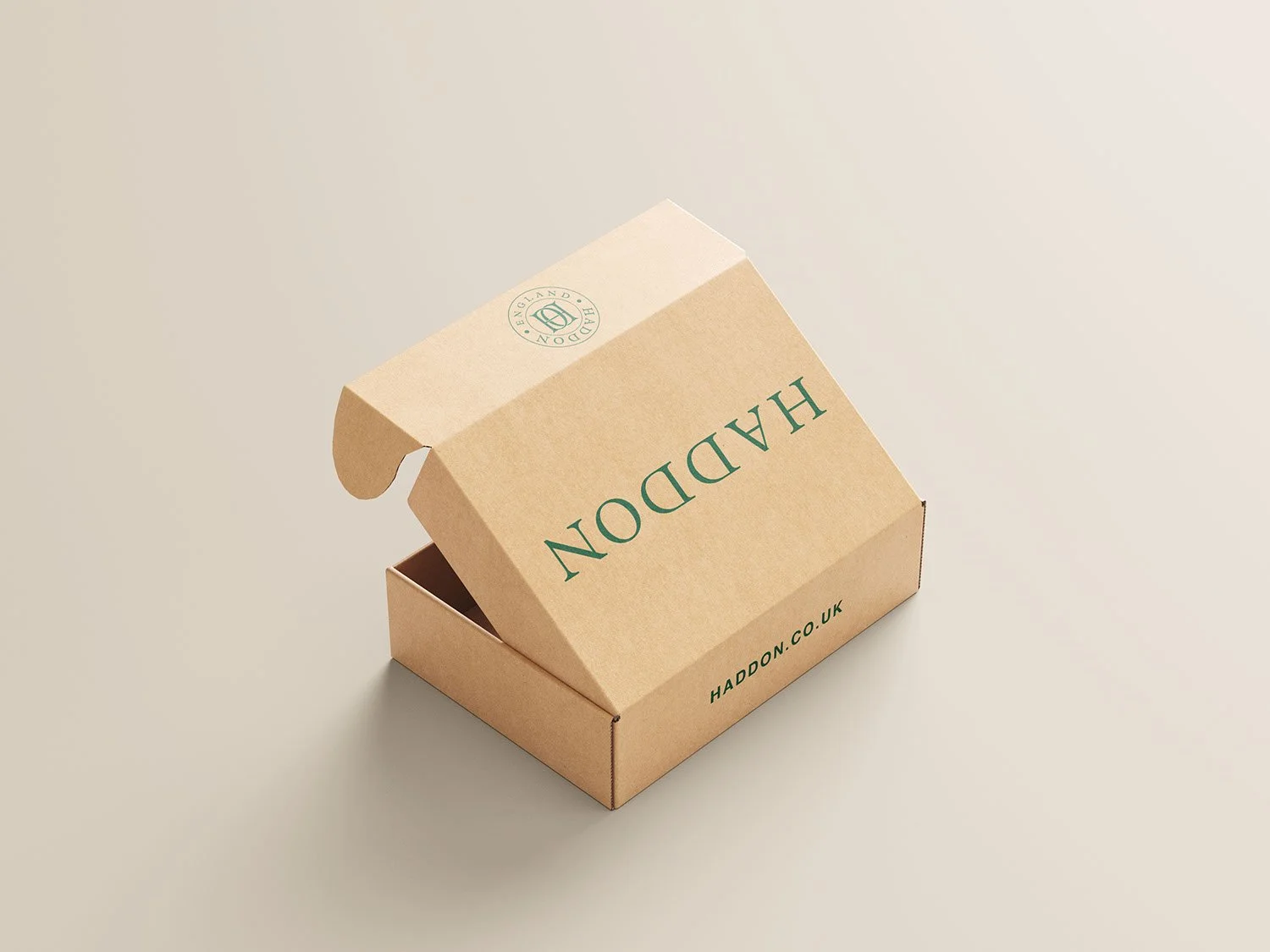 Branding and packaging for luxury bathroom brand Haddon by SUM