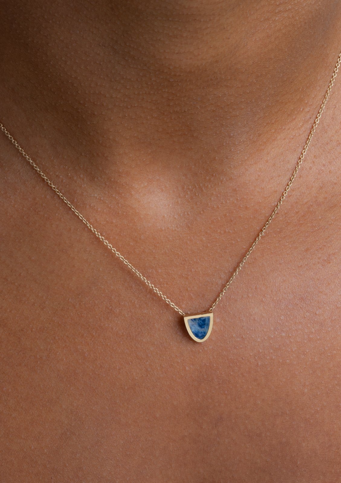 Sapphire Slice Pendant –&nbsp;Bario-Neal $530