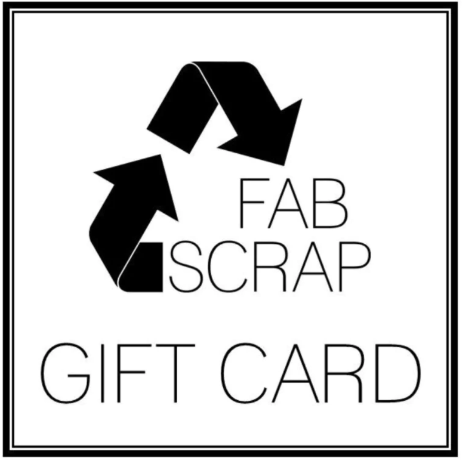 FABSCRAP Gift Card, $10-$500