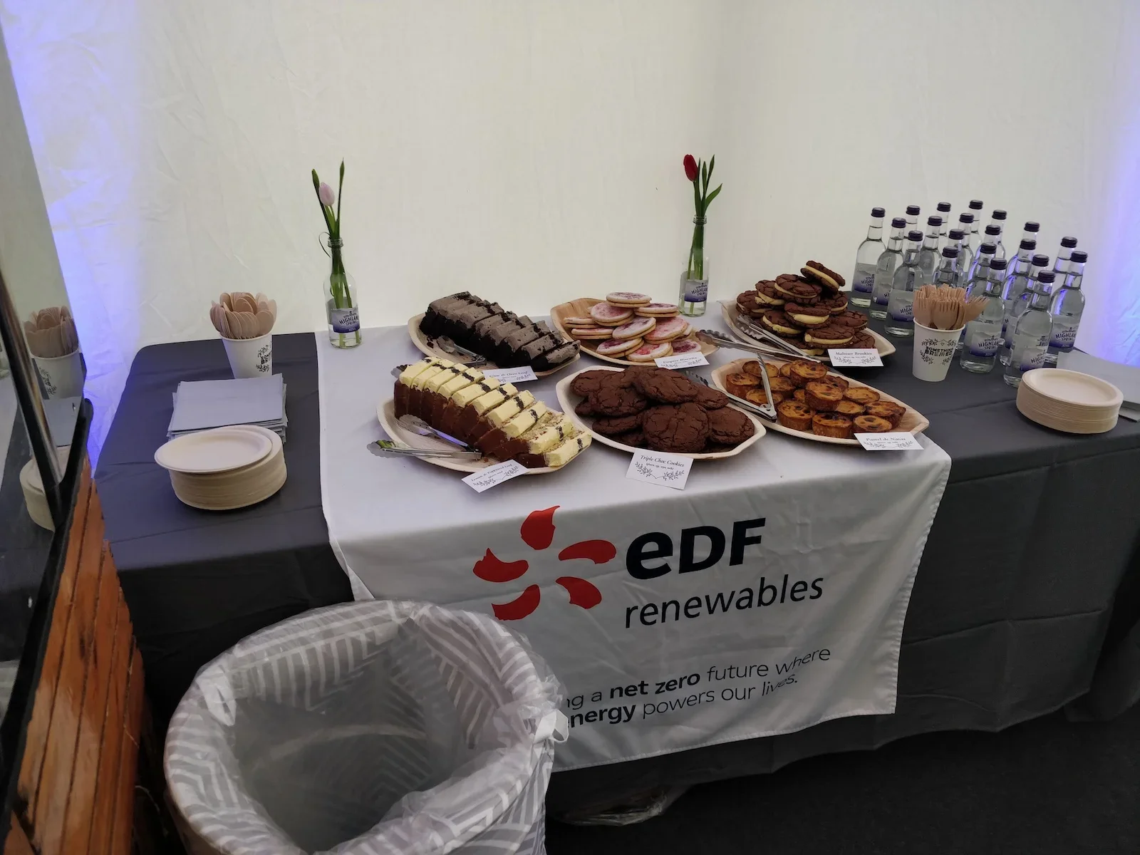 Brand activation coffee bar hire in the North of England at an exhibition venue