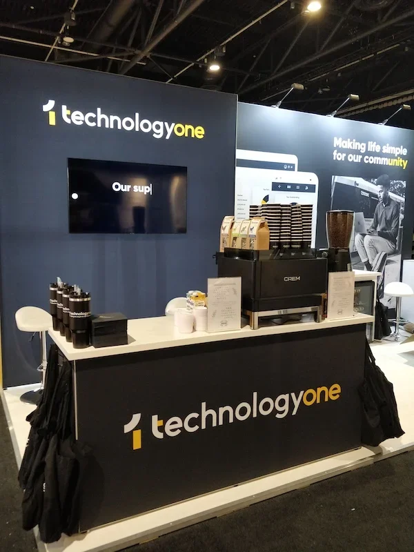 Coffee bar hire supporting delegates at UK conference event