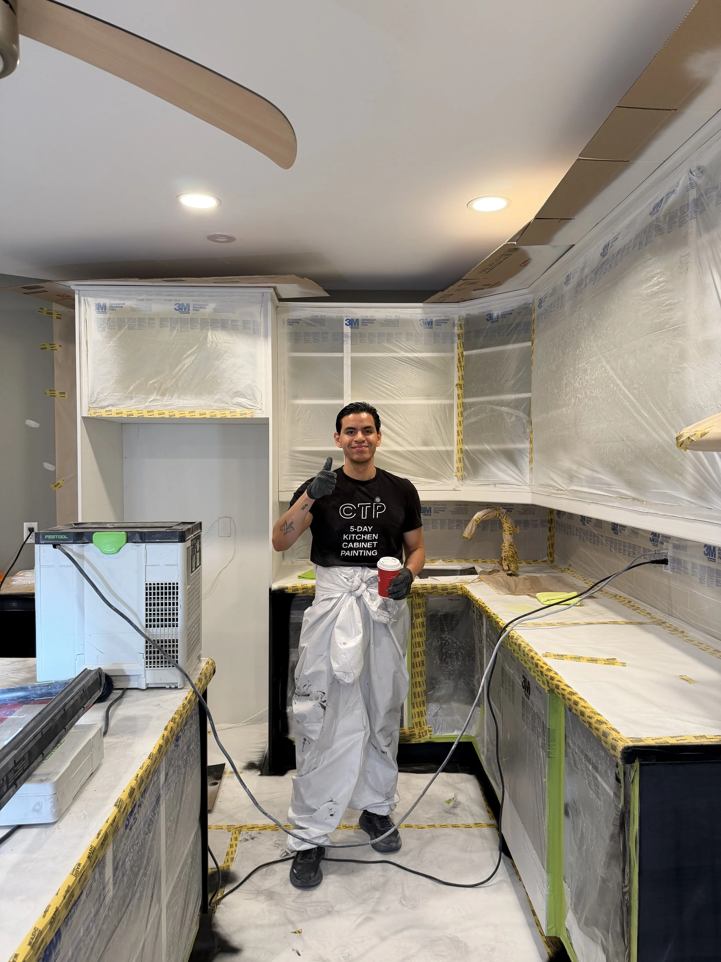 how to paint kitchen cabinets white