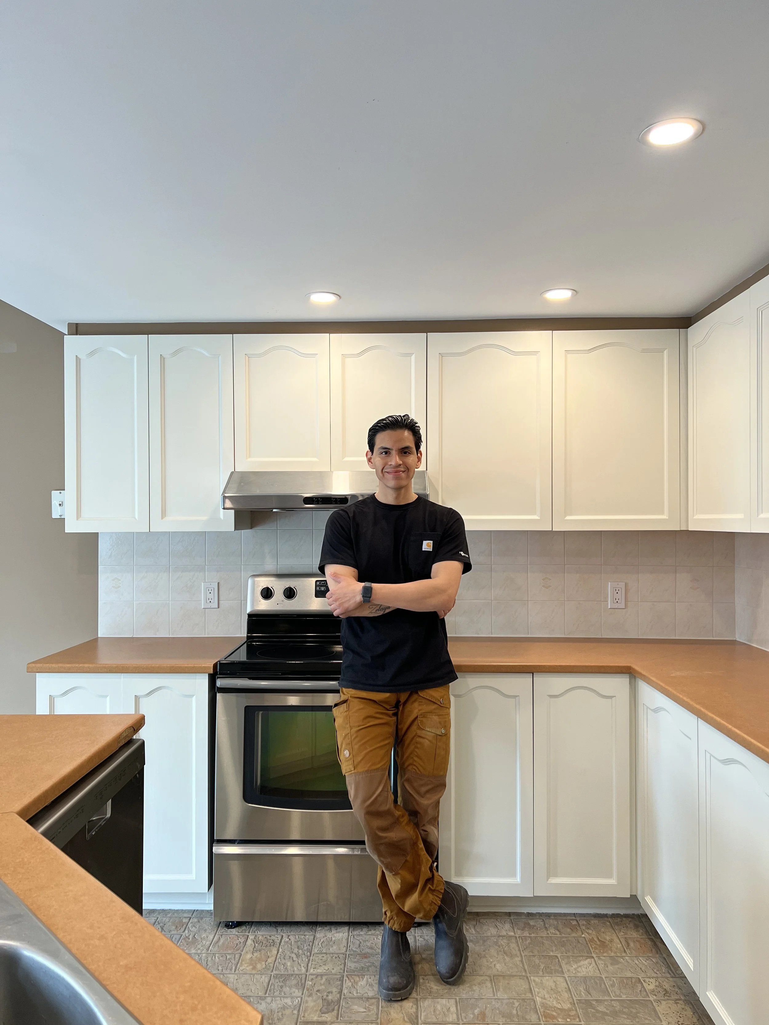white oak kitchen cabinets