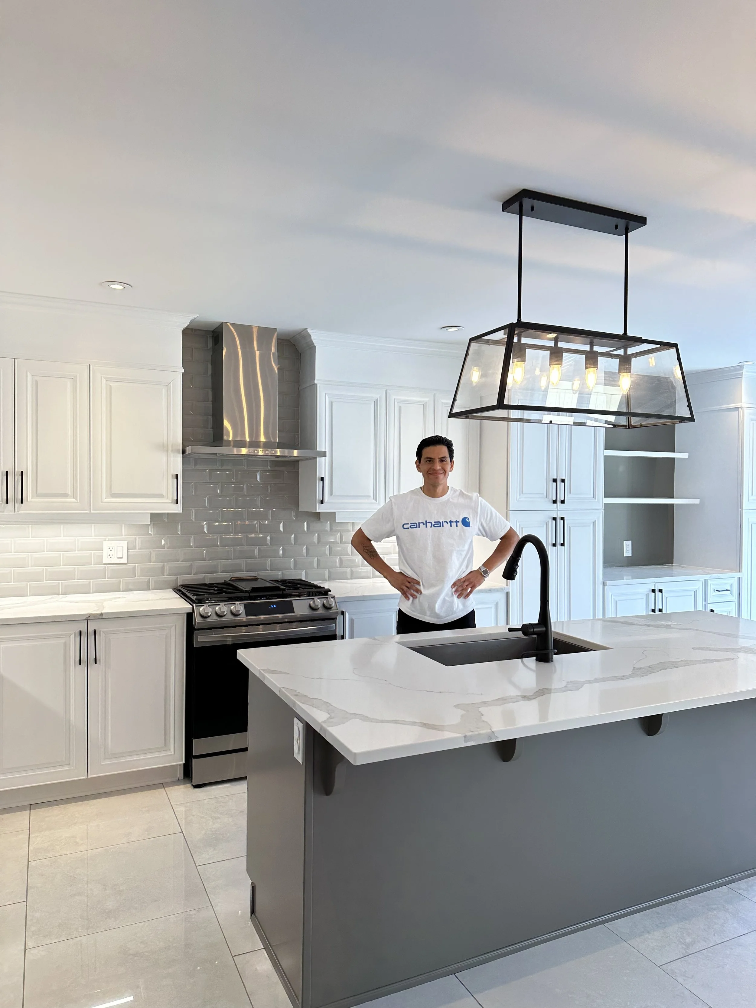 two tone kitchen cabinets
