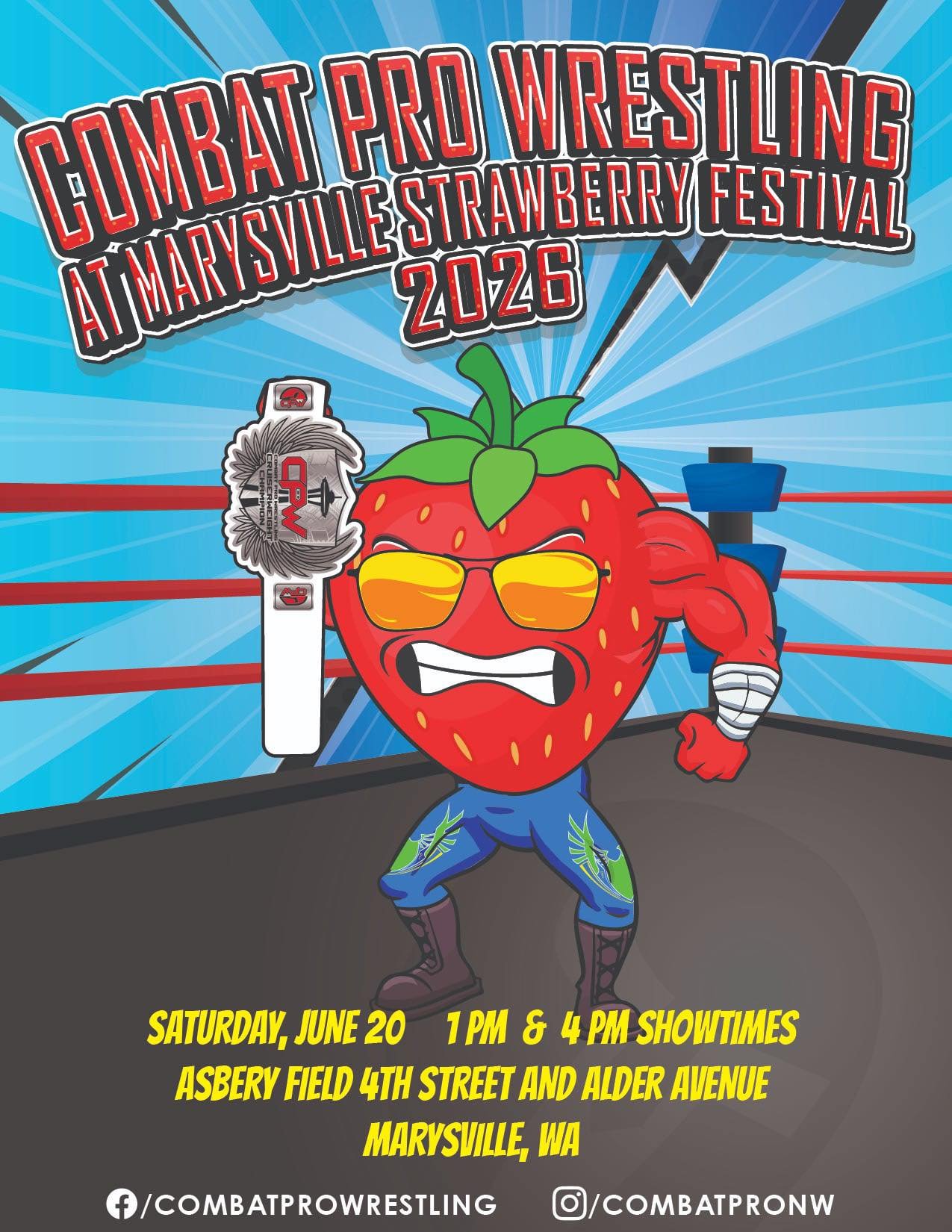 Combat Pro Wrestling at Marysville Strawberry Festival - SHOW 1