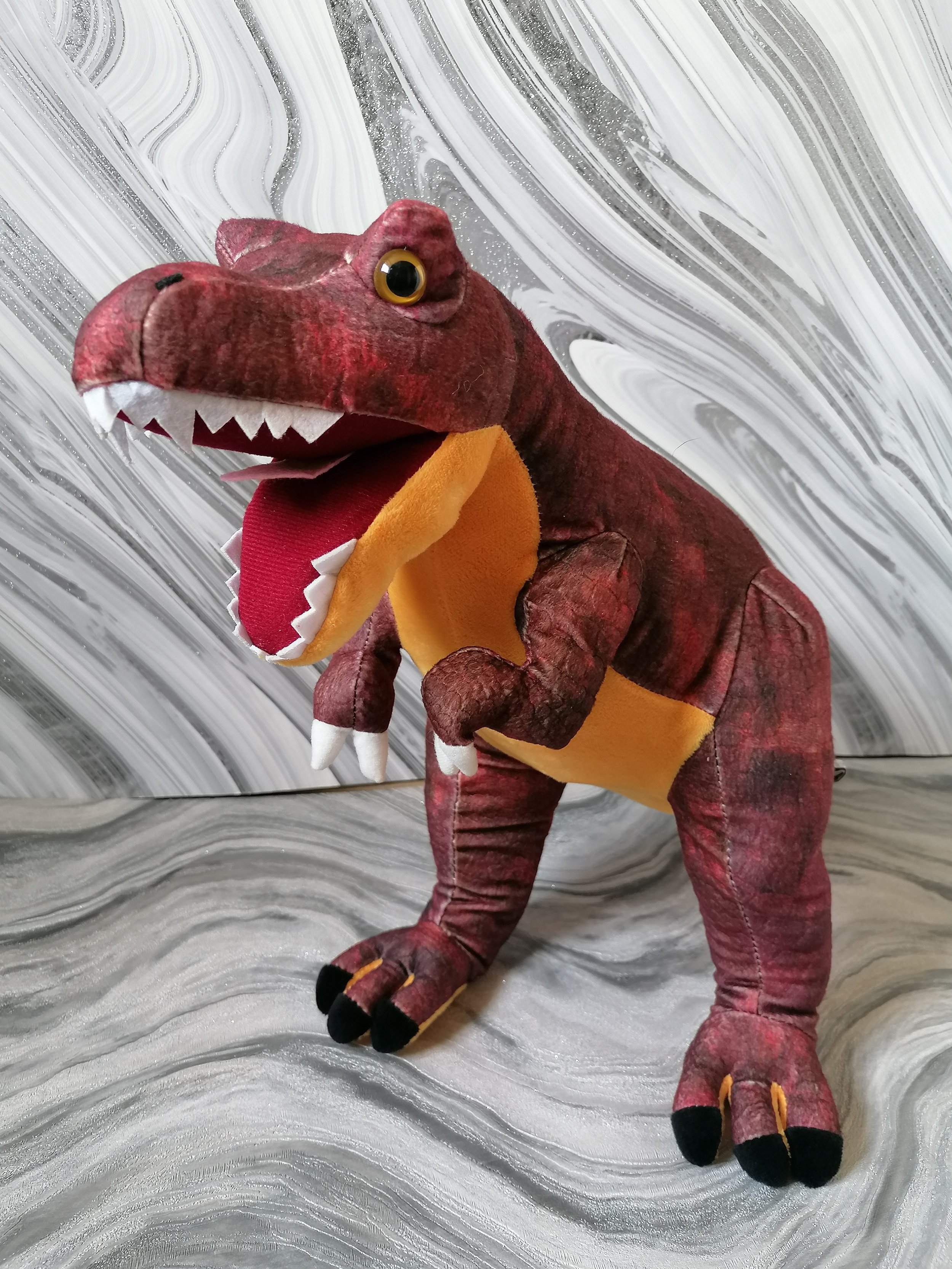 Large Red Tyrannosaurus-rex Plush Toy