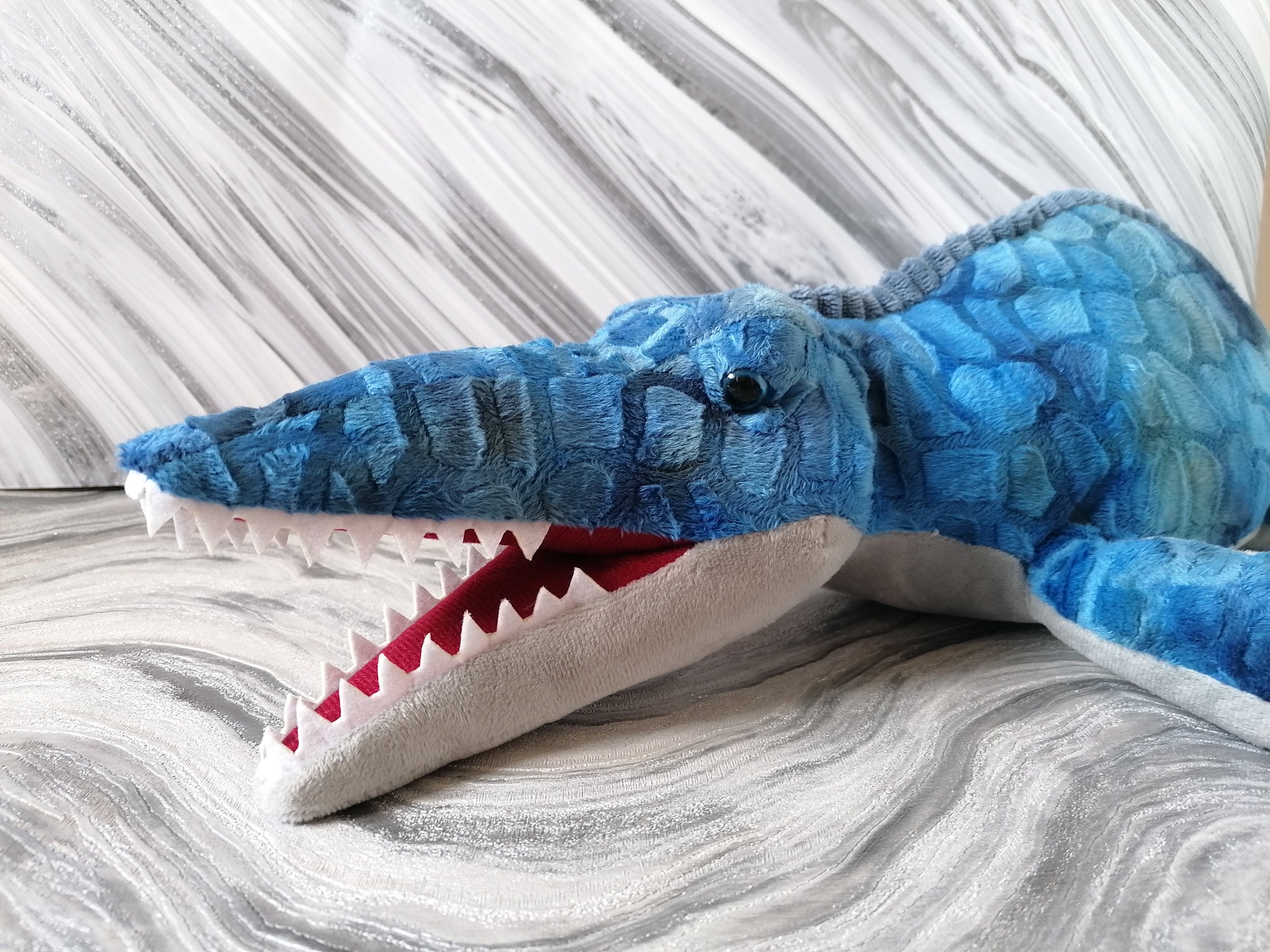 Large Mosasaur Plush Toy