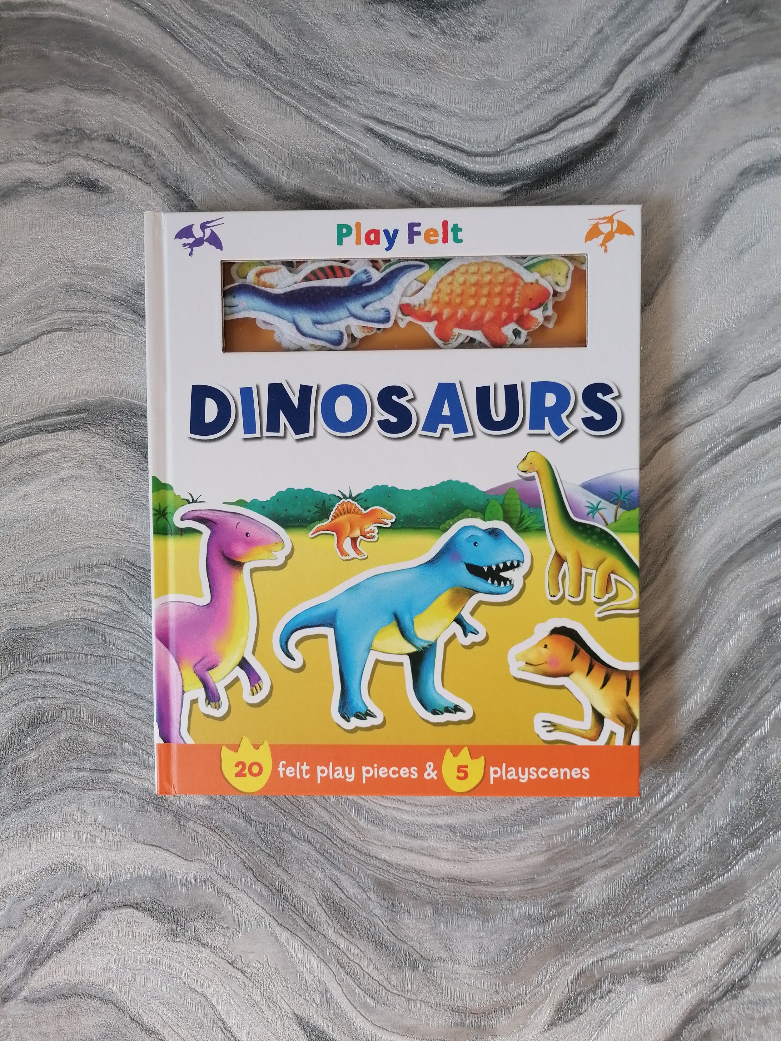 Play Felt Dinosaurs Activity Book