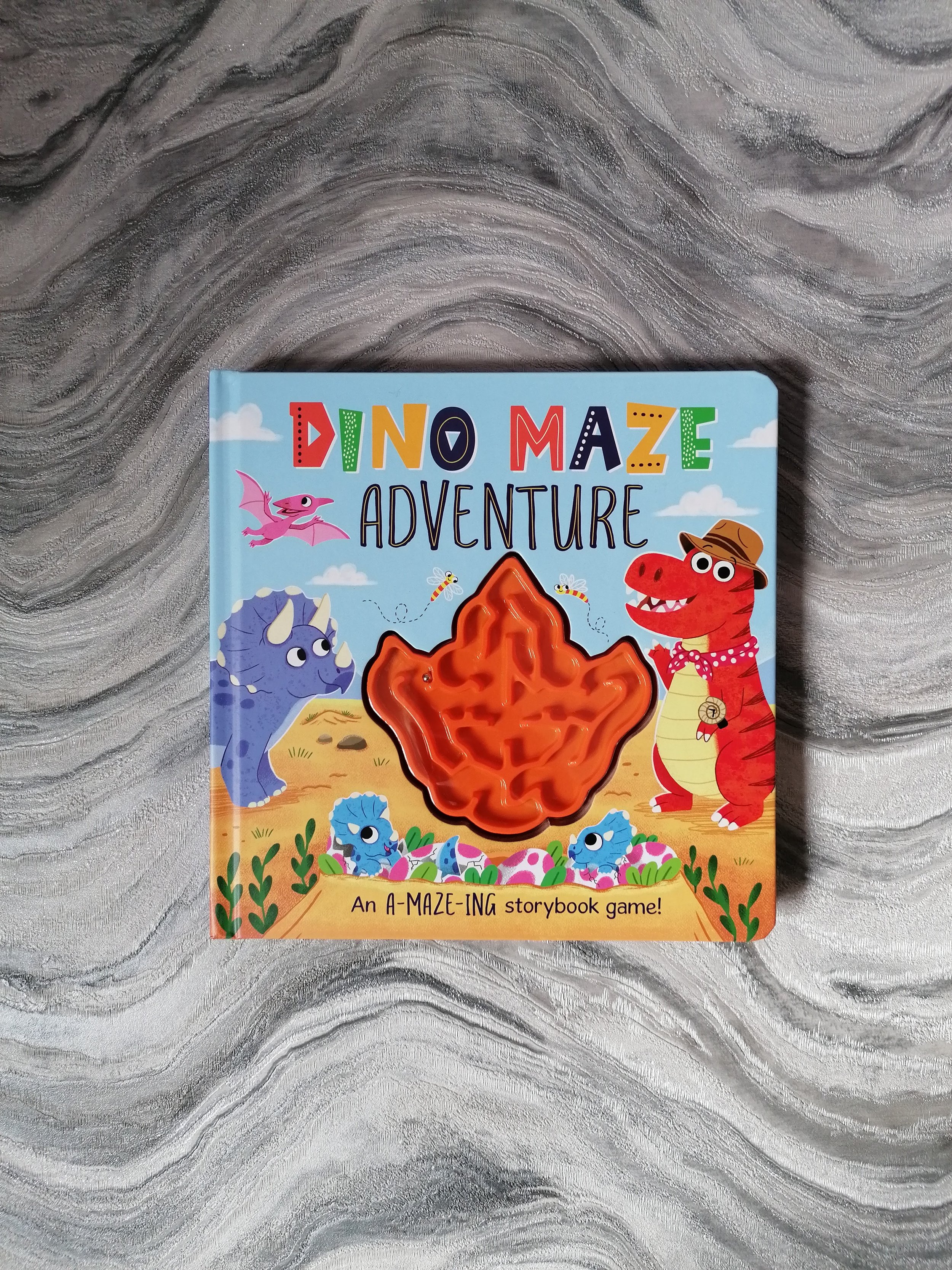 Dino Maze Adventure Book