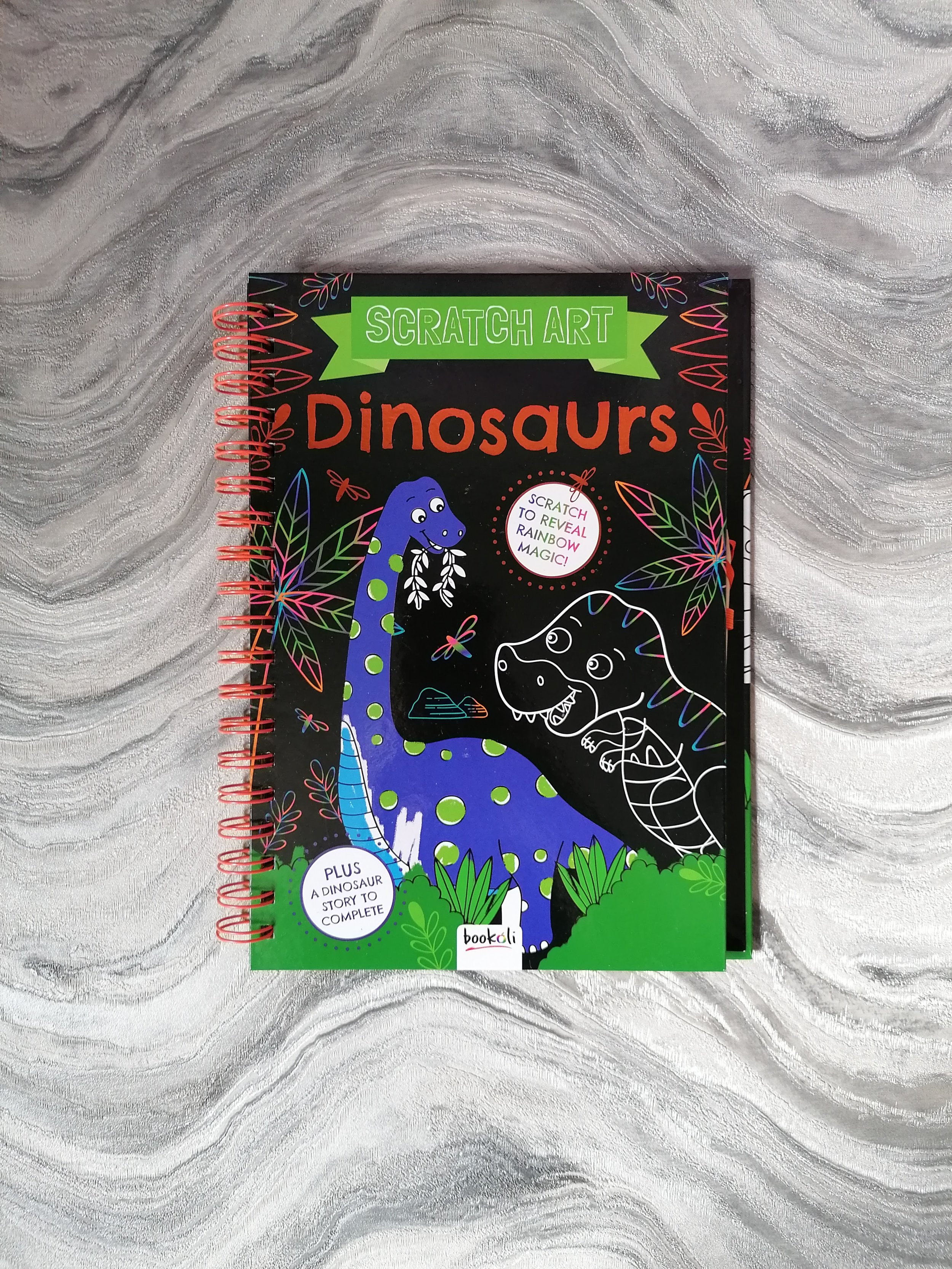 Scratch Art Dinosaurs Activity Book