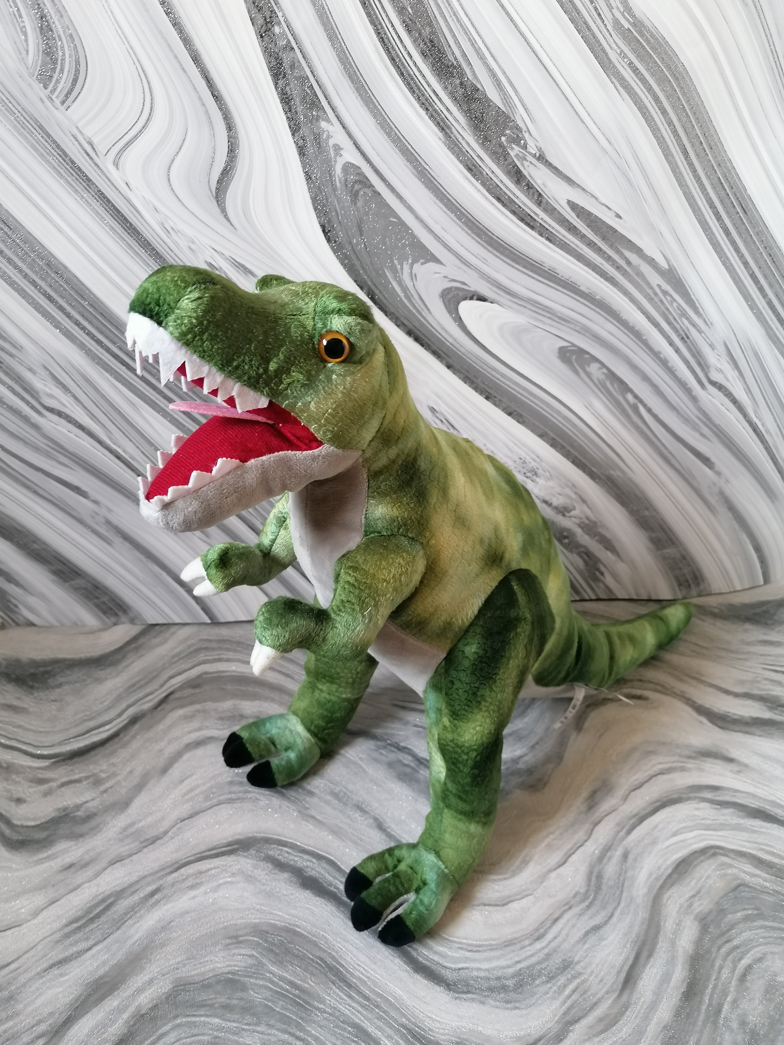 Large Green Tyrannosaurus-rex Plush Toy
