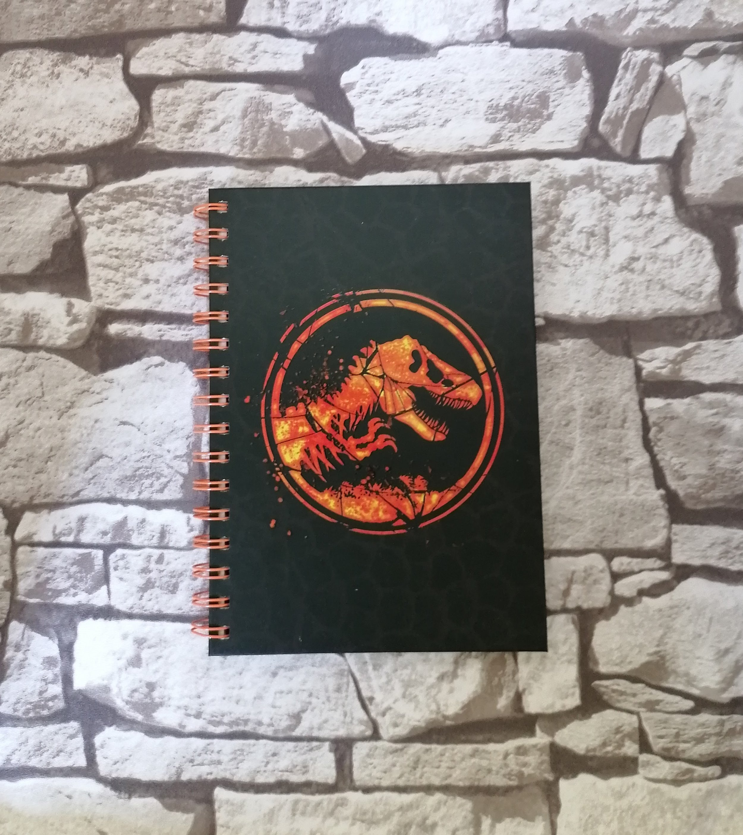 Fire Logo - Jurassic World - Notebook A5