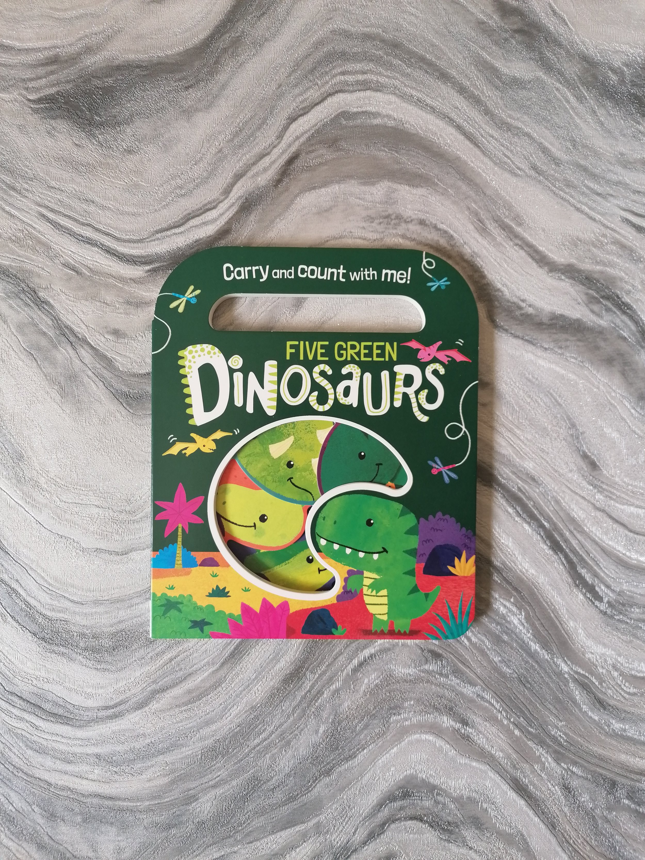 Carry & Count Book - Five Green Dinosaurs