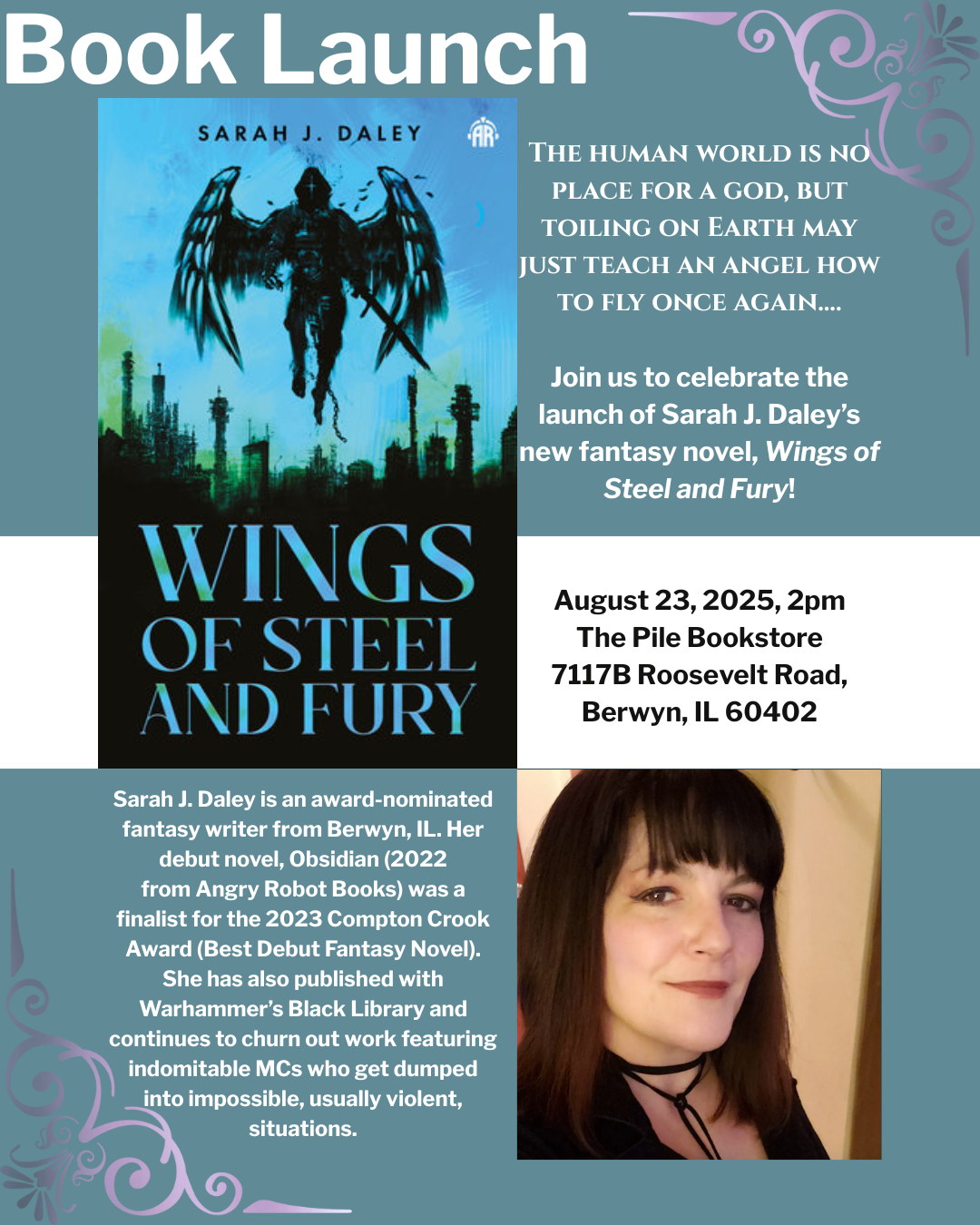 Book Launch with Sarah J. Daley
