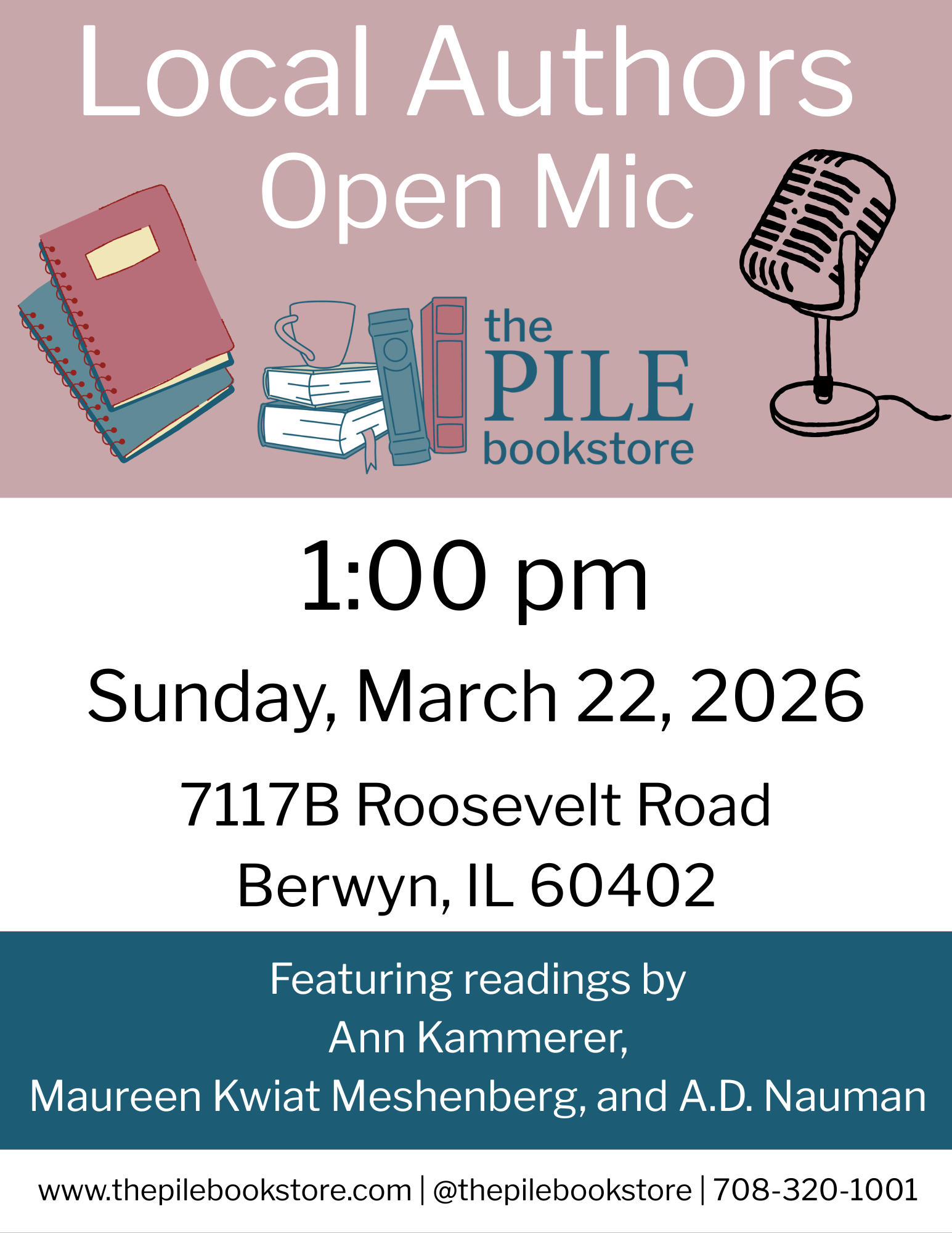 Local Authors Open Mic