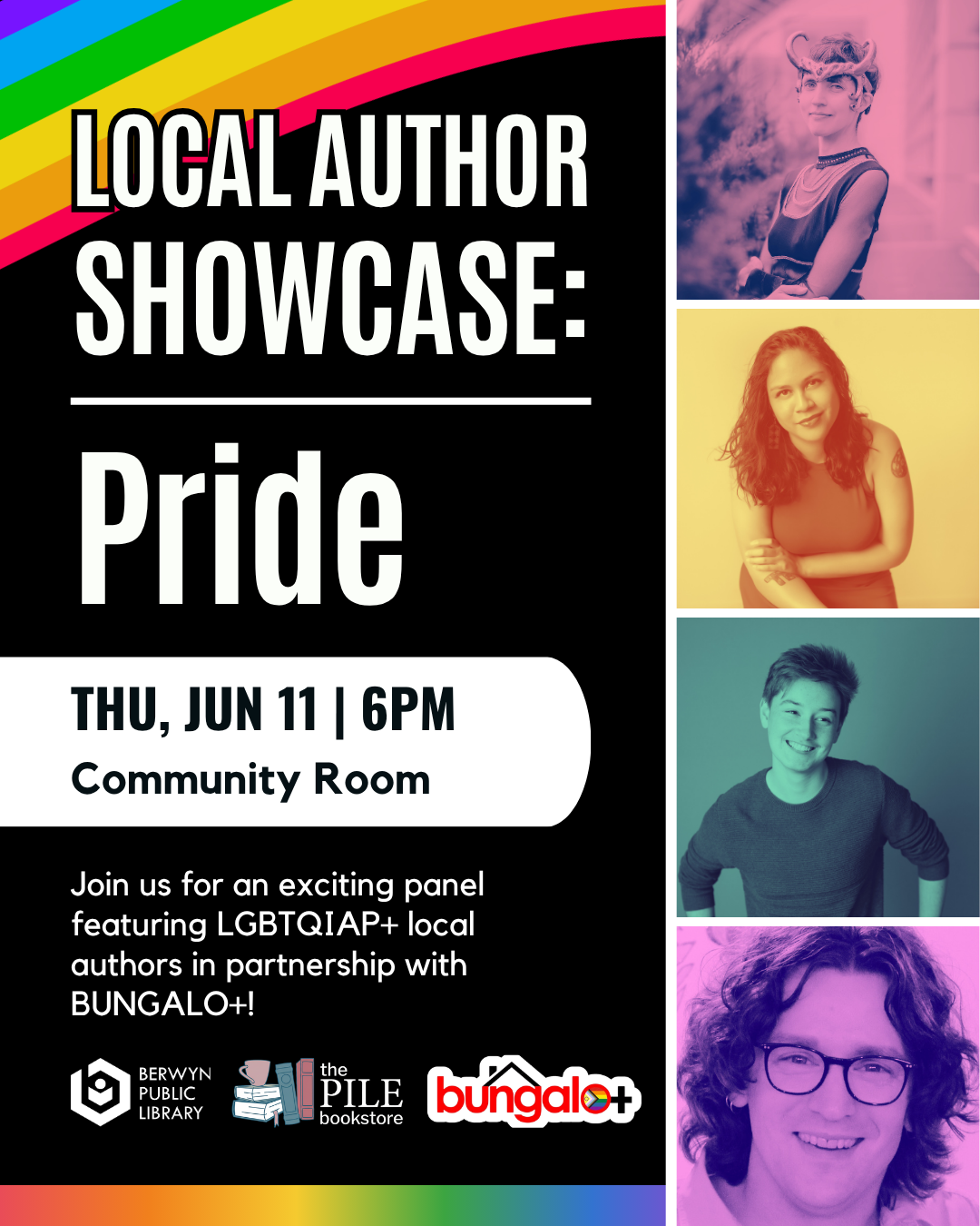 Local Author Showcase: Pride with BUNGALO+
