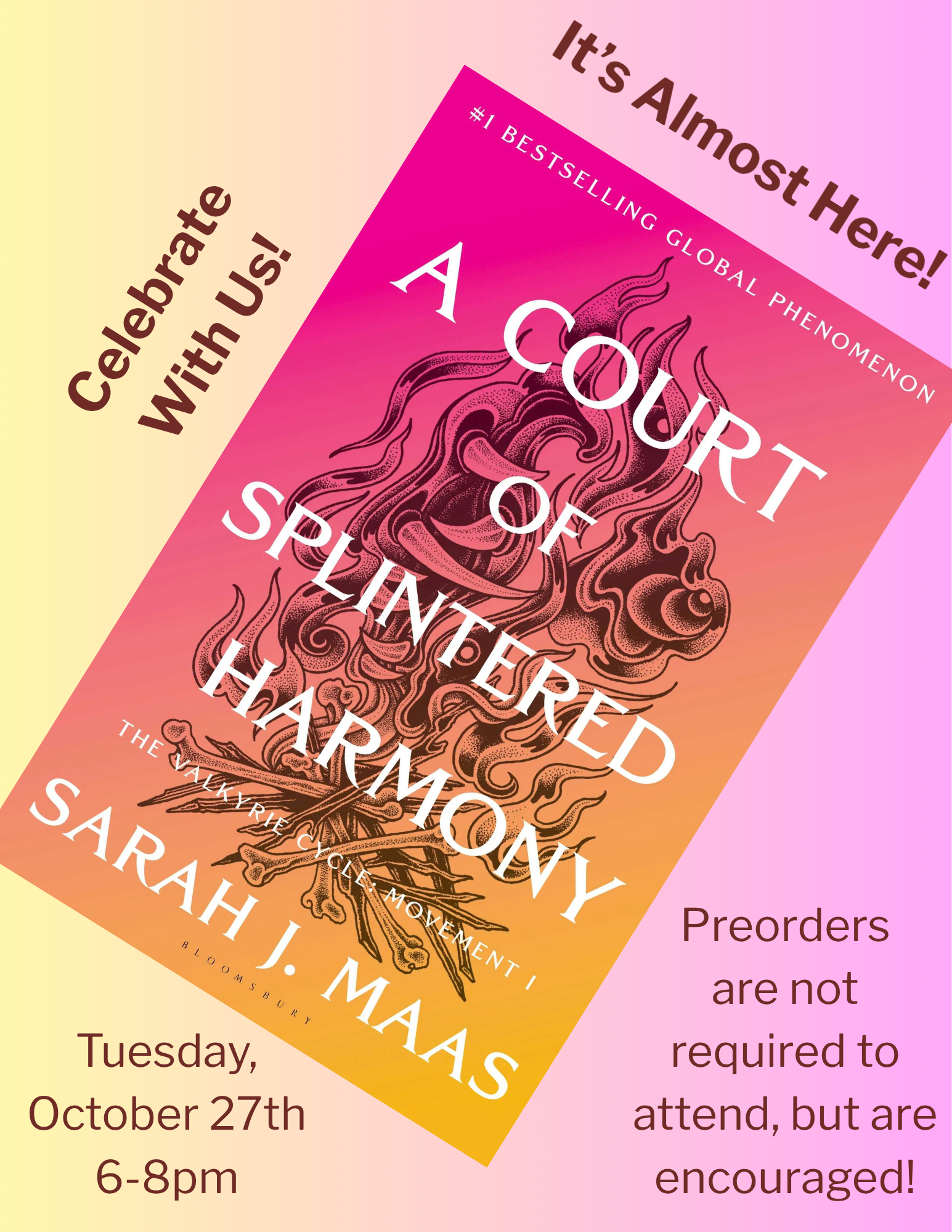 A Court of Splintered Harmony Release Day Party