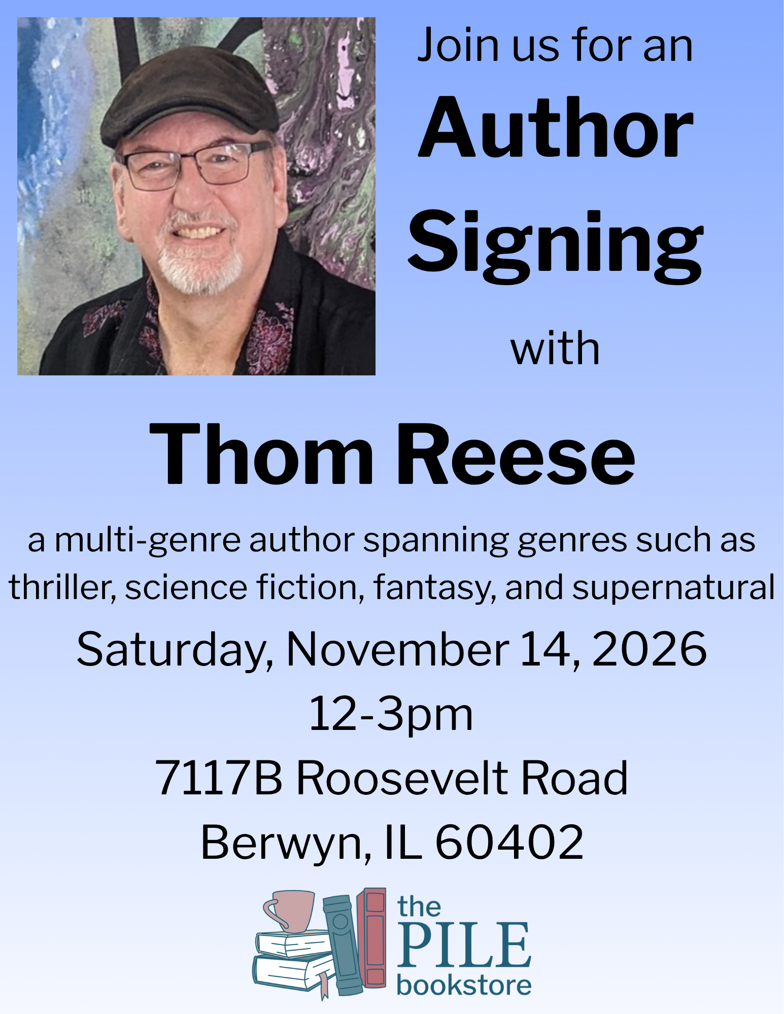 Author Signing: Thom Reese