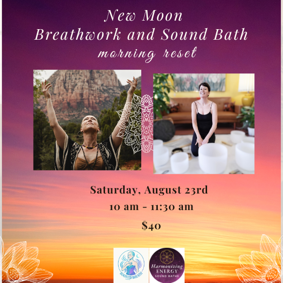 New Moon Breathwork & Sound Bath Morning Reset