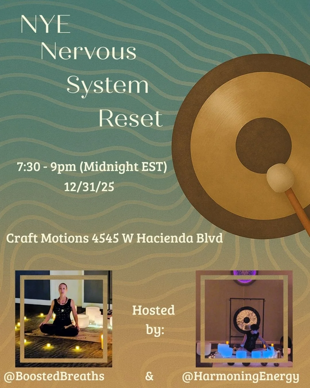 New Years Eve Breathwork & Soundbath - Nervous System Reset