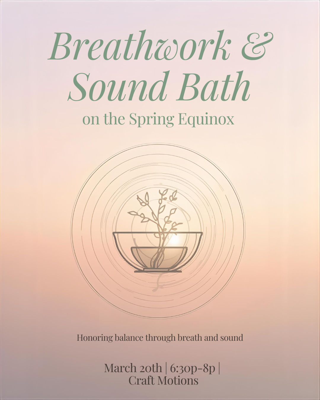 Spring Equinox Breathwork & Sound Bath