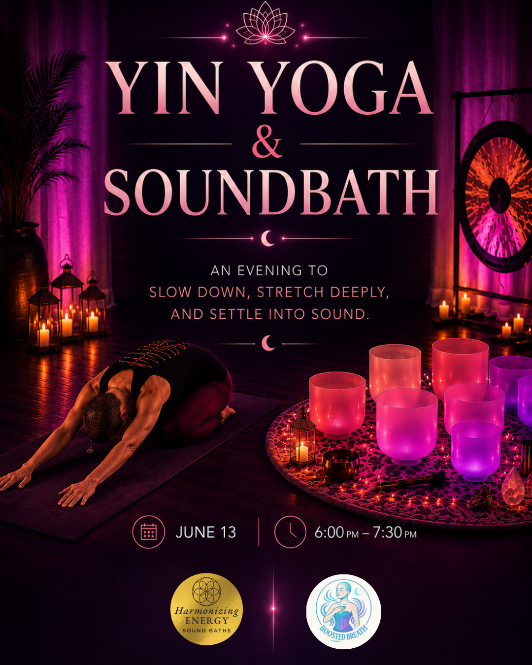 Yin Yoga and Sound Bath