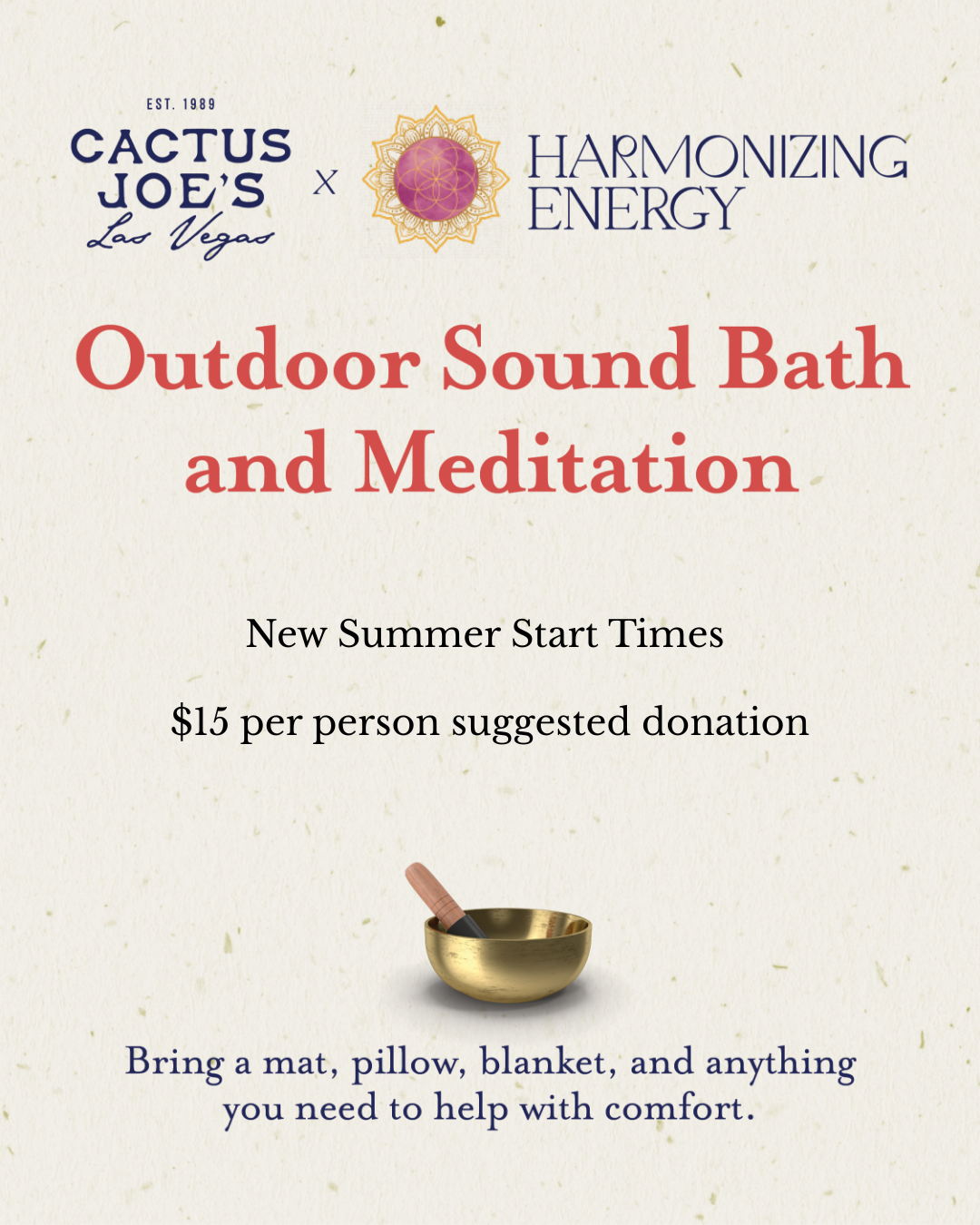 Sound Bath @ Cactus Joe's