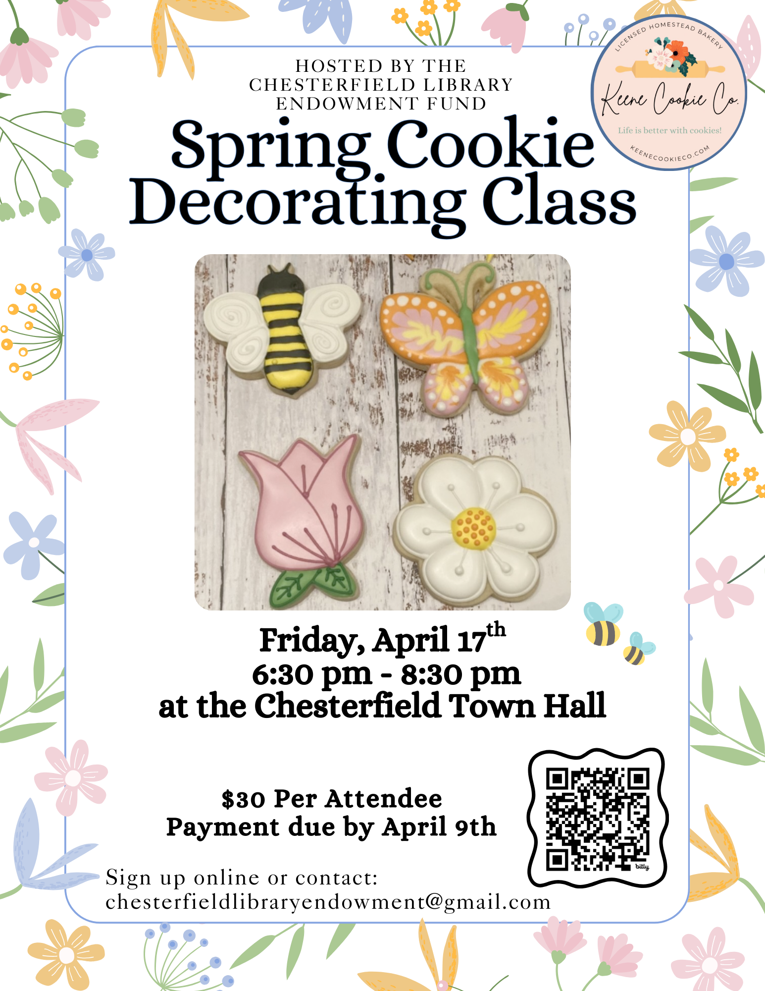 Endowment Fund’s Spring Cookie Decorating Class