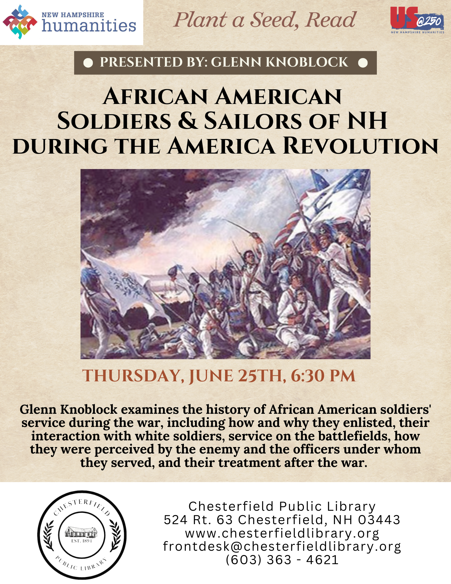 NHH: African American Soldiers and Sailors of New Hampshire During the American Revolution