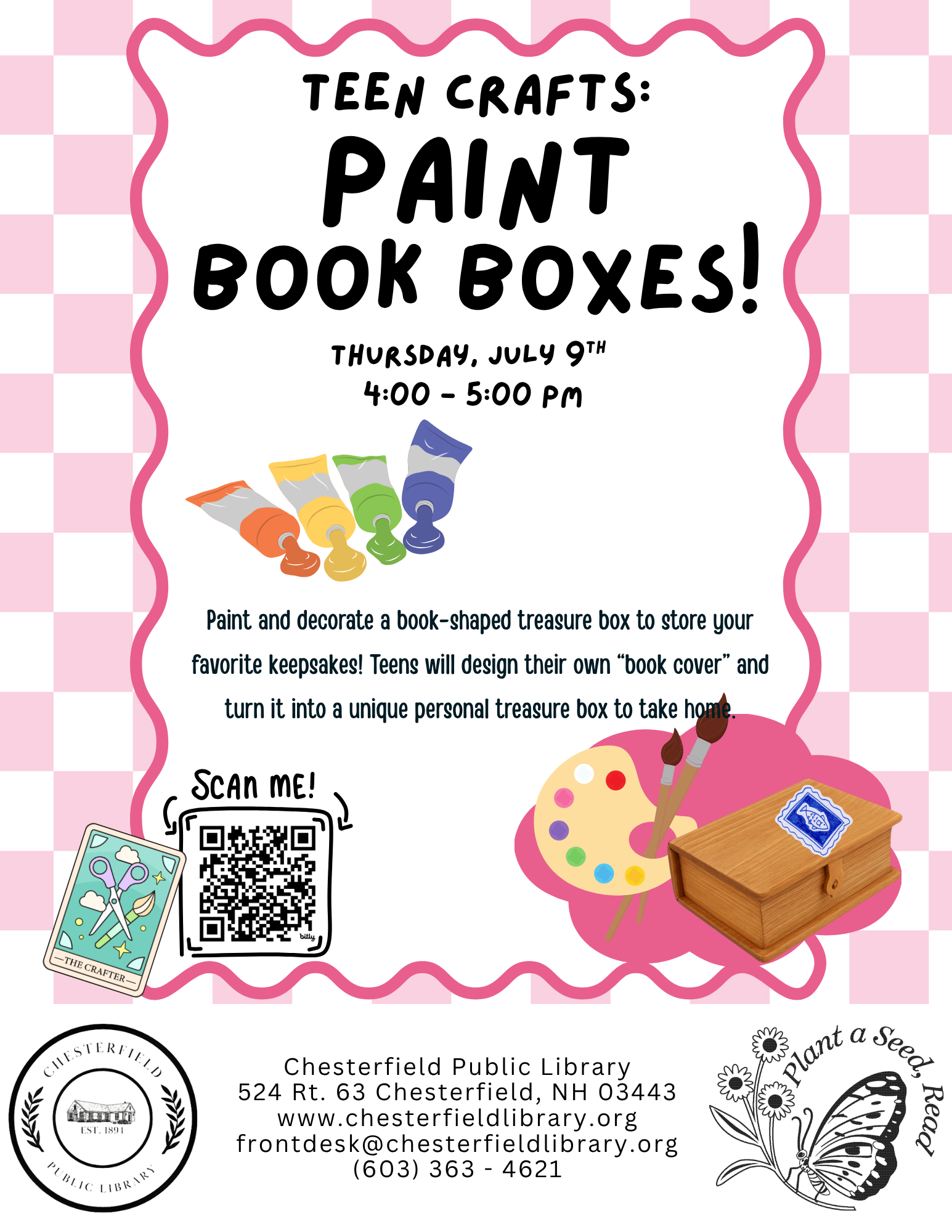 Teen Crafts: Paint Book Treasure Boxes