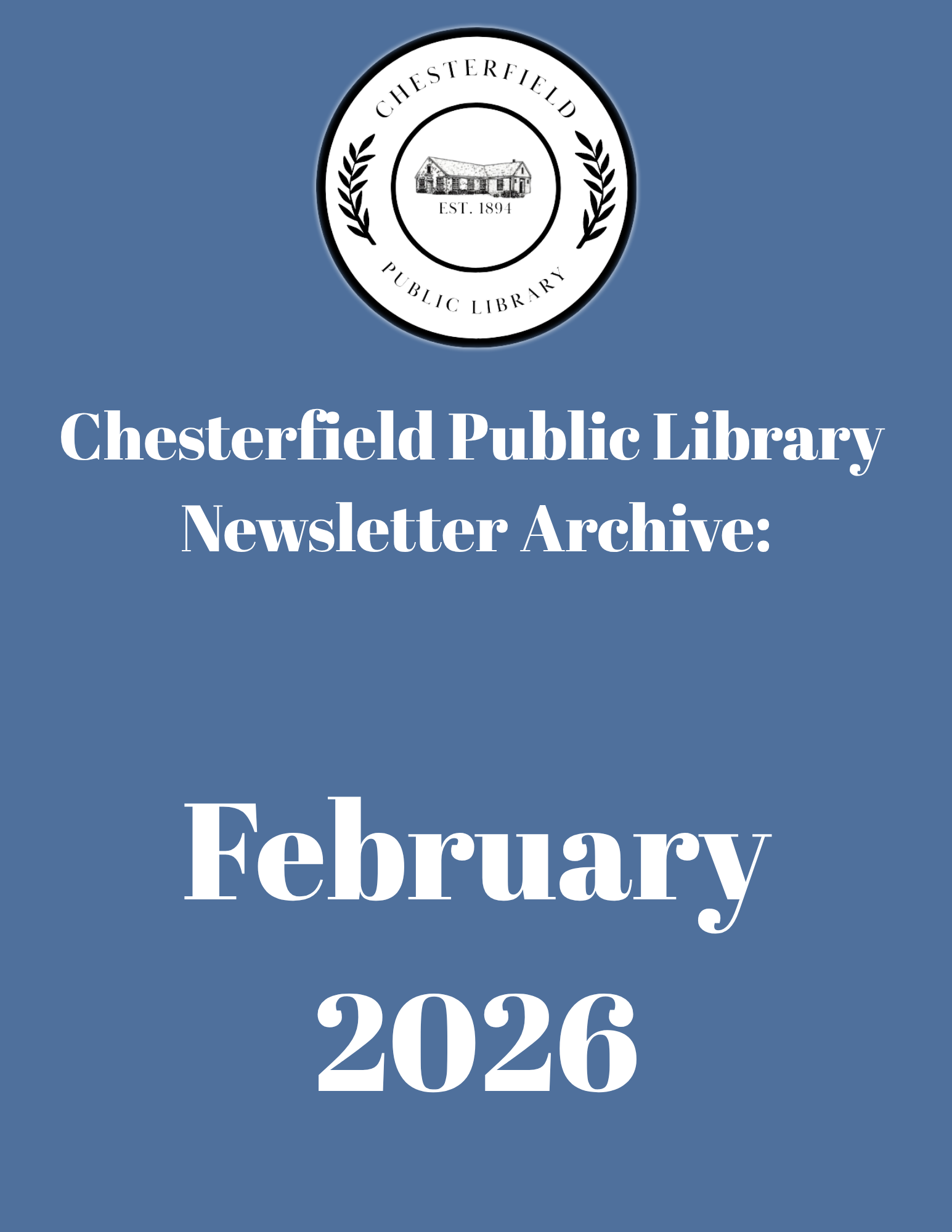 February 2026 Newsletter