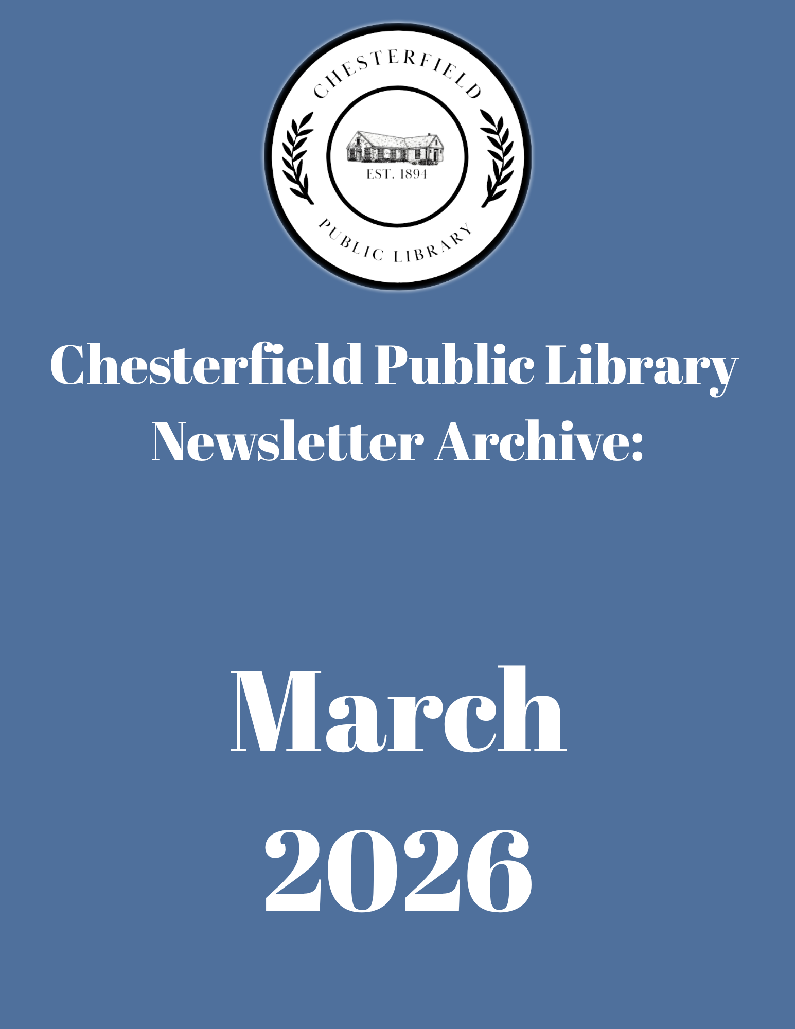 March 2026 Newsletter 