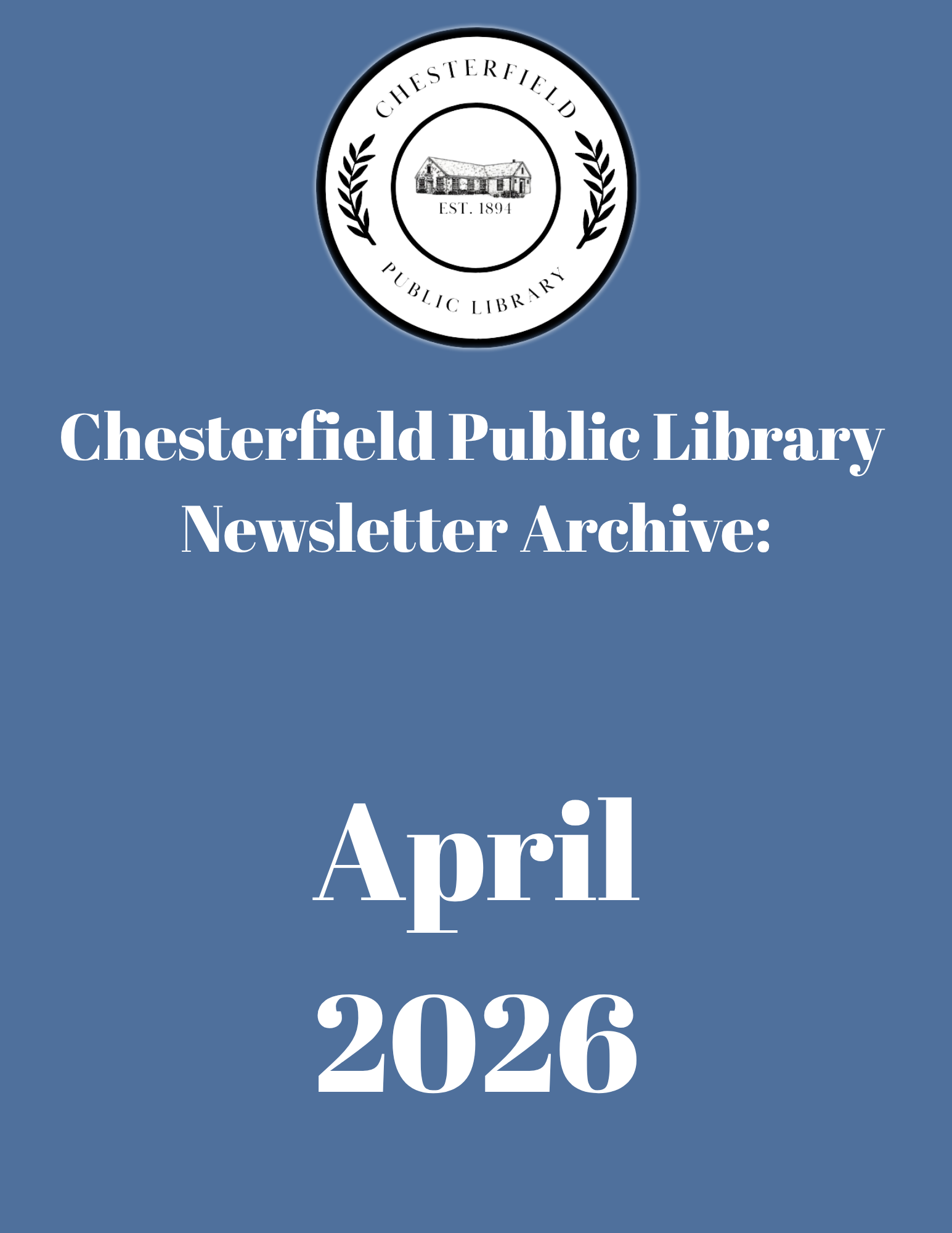April 2026 Newsletter 