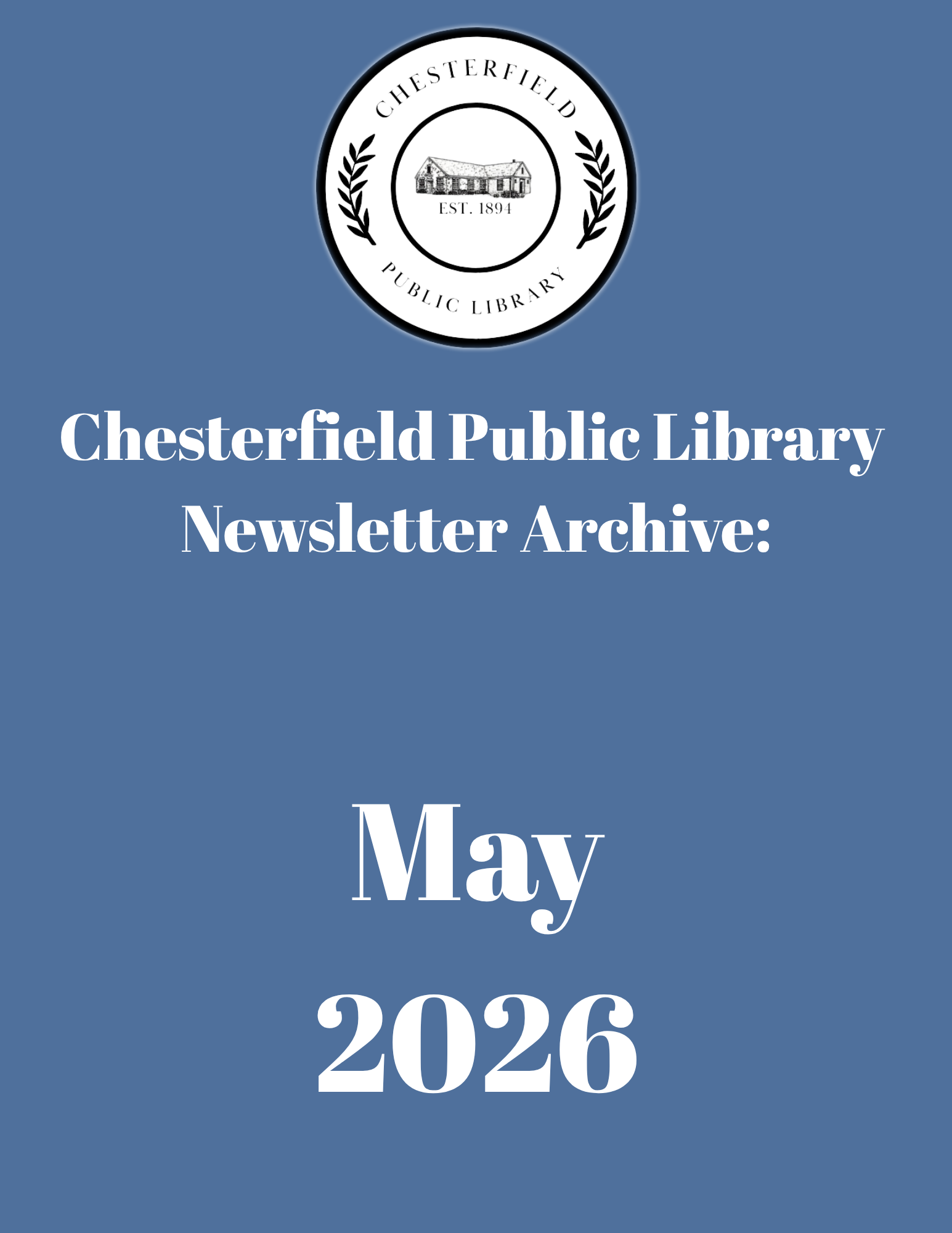 May 2026 Newsletter 