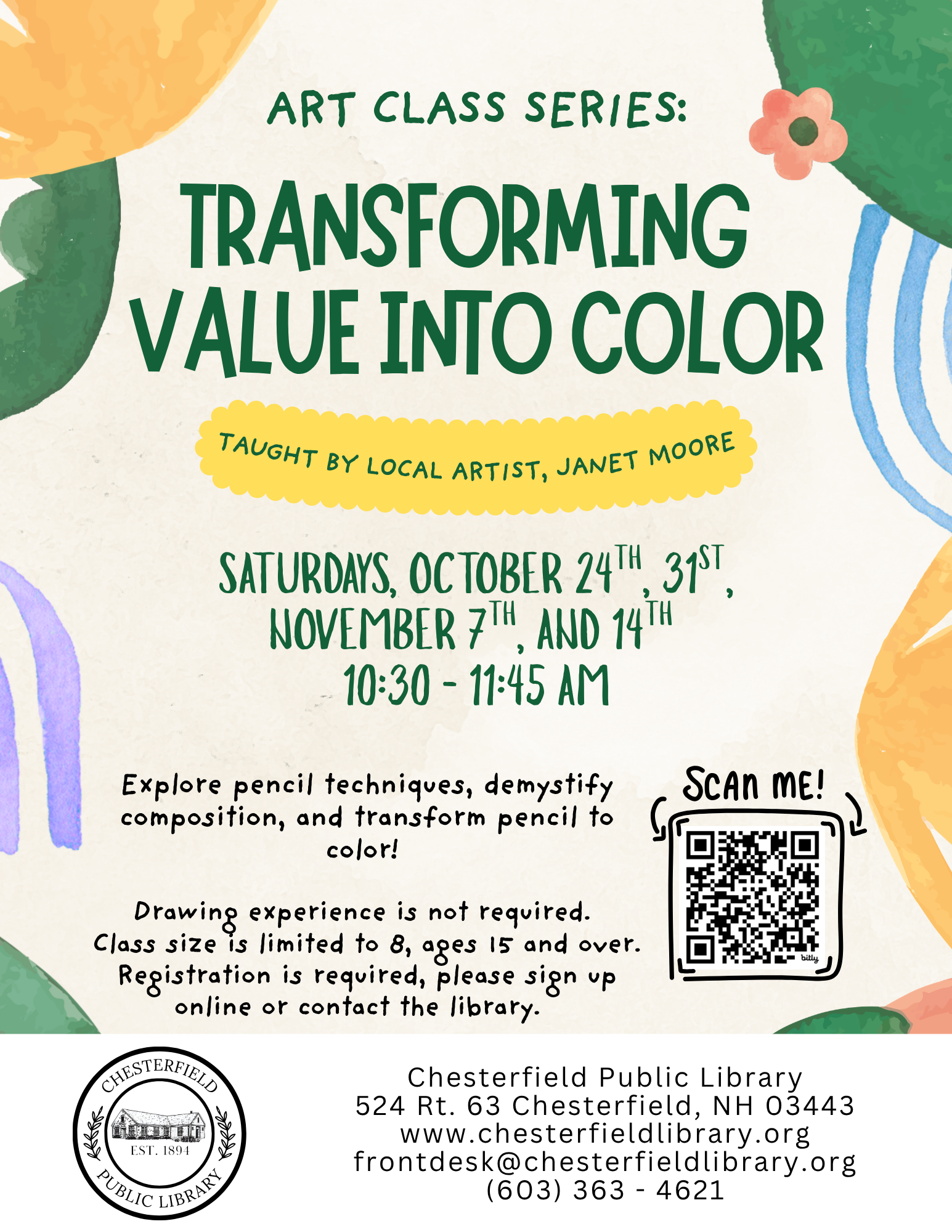 Transforming Value into Color: Art Class Series