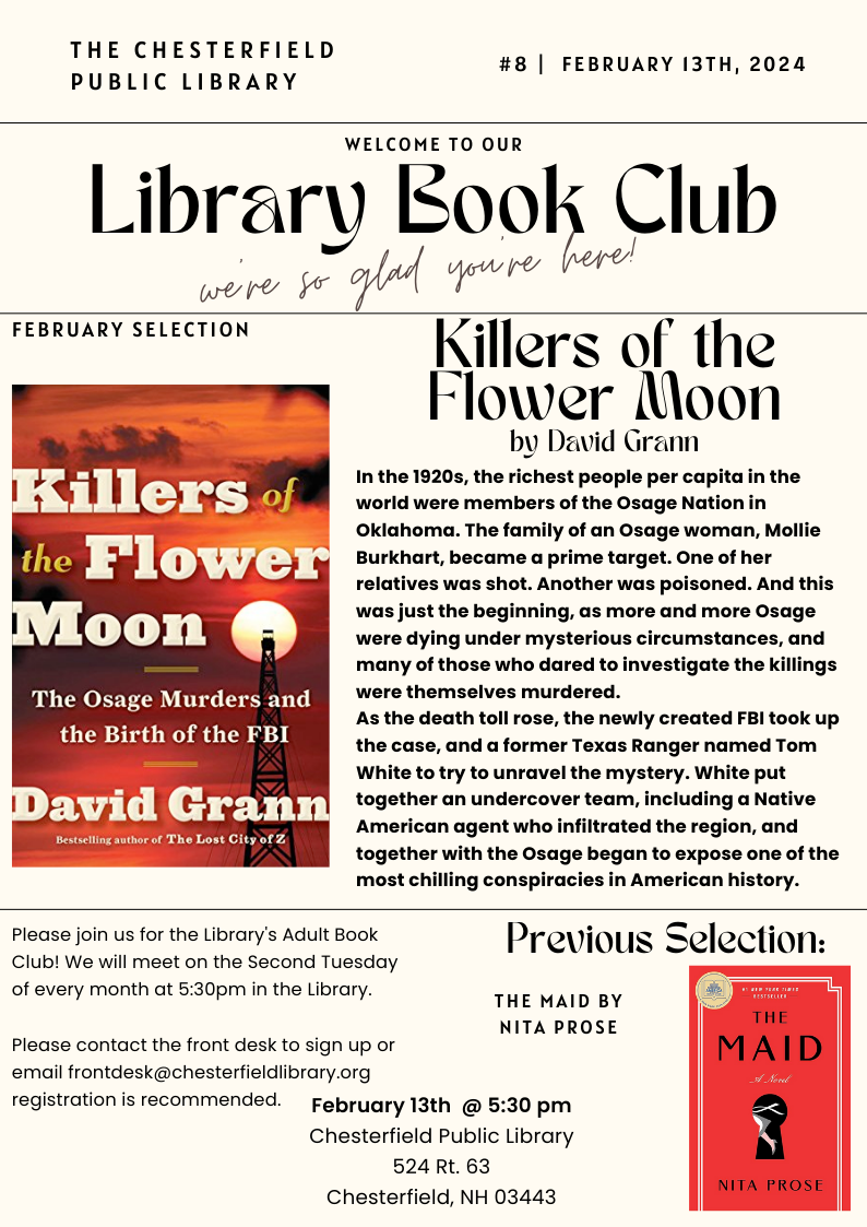 Book Clubs — Chesterfield Public Library