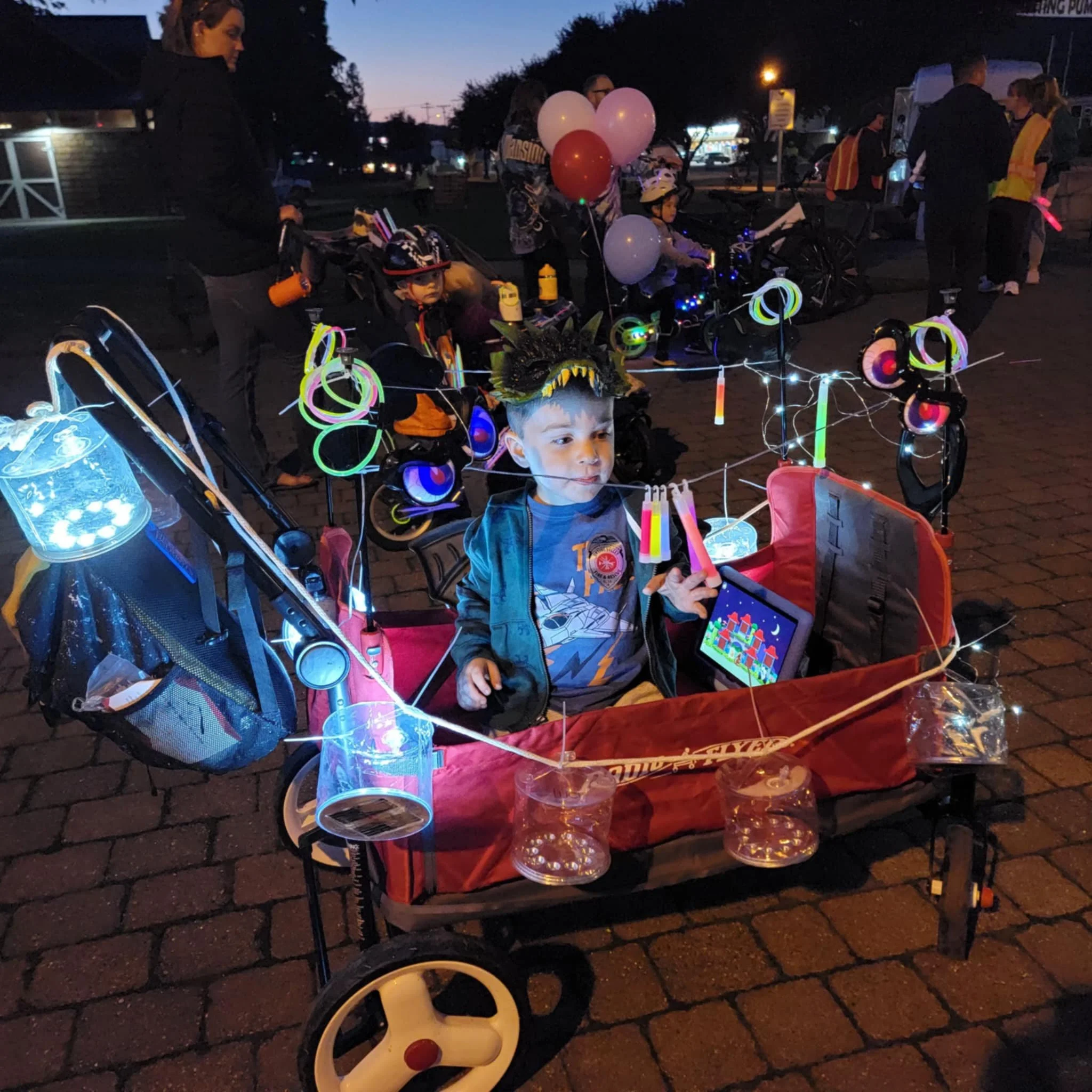 The Honor and Courage Glow Ride