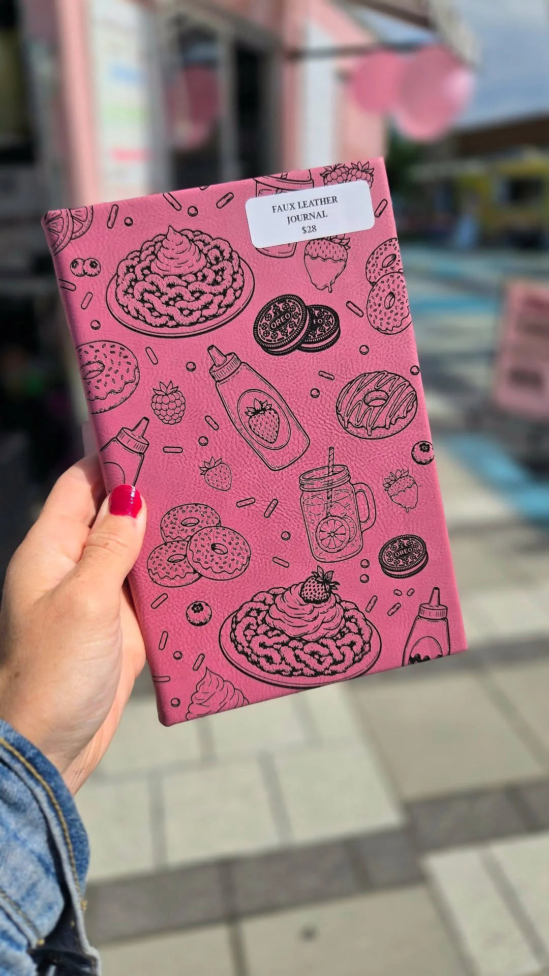Festival Treats | Faux Leather Lined Journal
